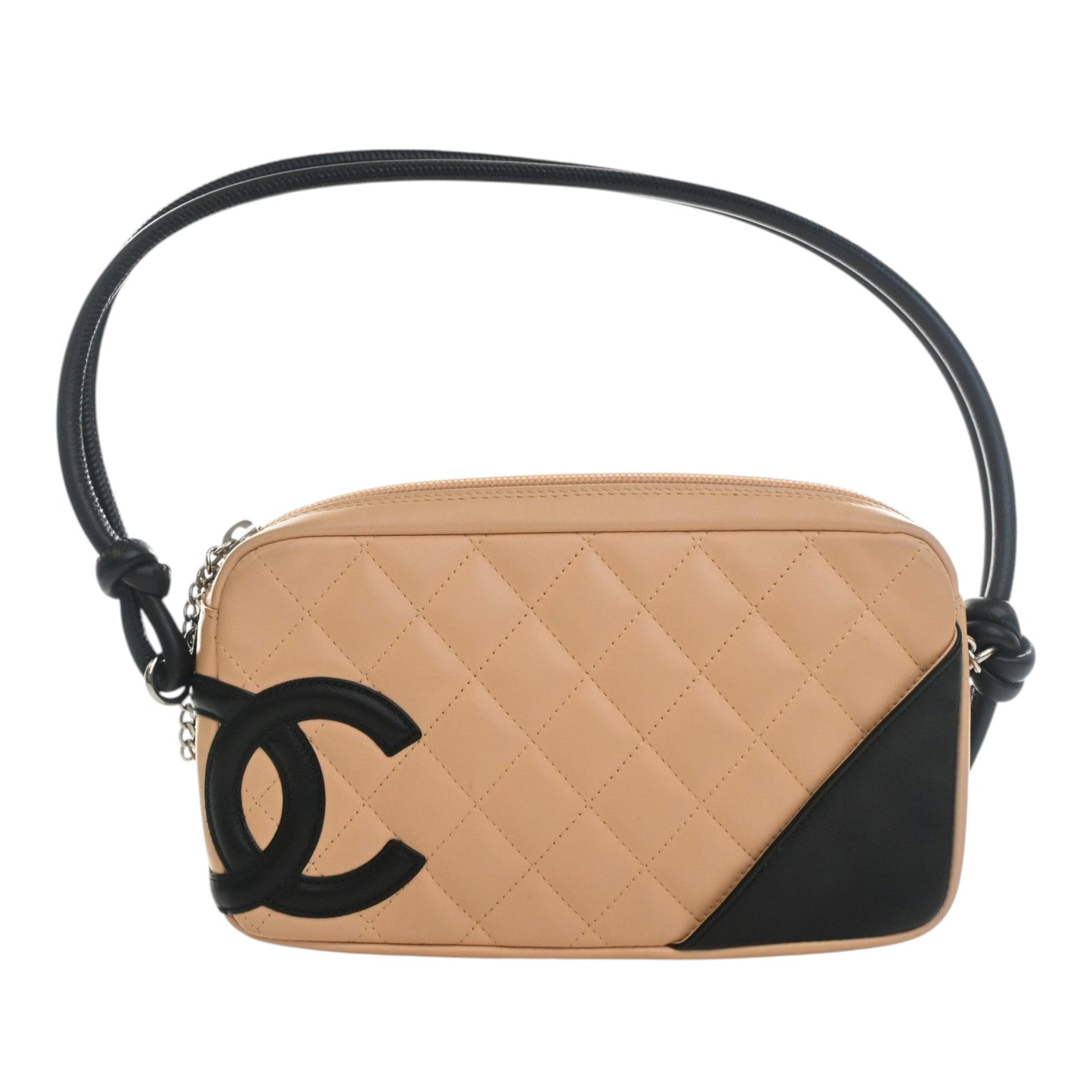 Chanel Quilted Lambskin Cambon Ligne Pochette