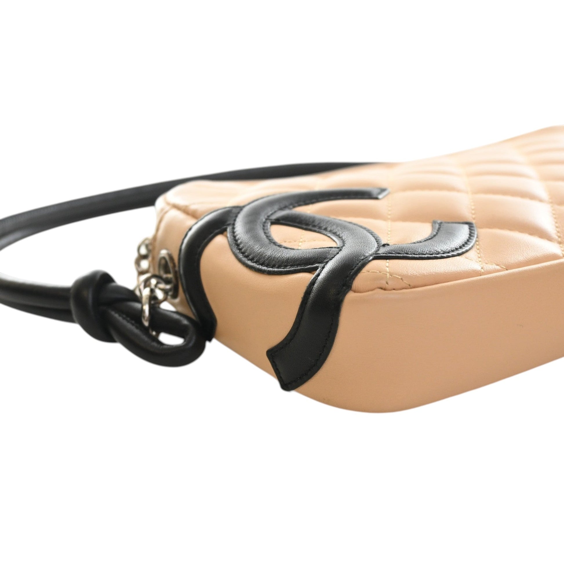 Chanel Quilted Lambskin Cambon Ligne Pochette