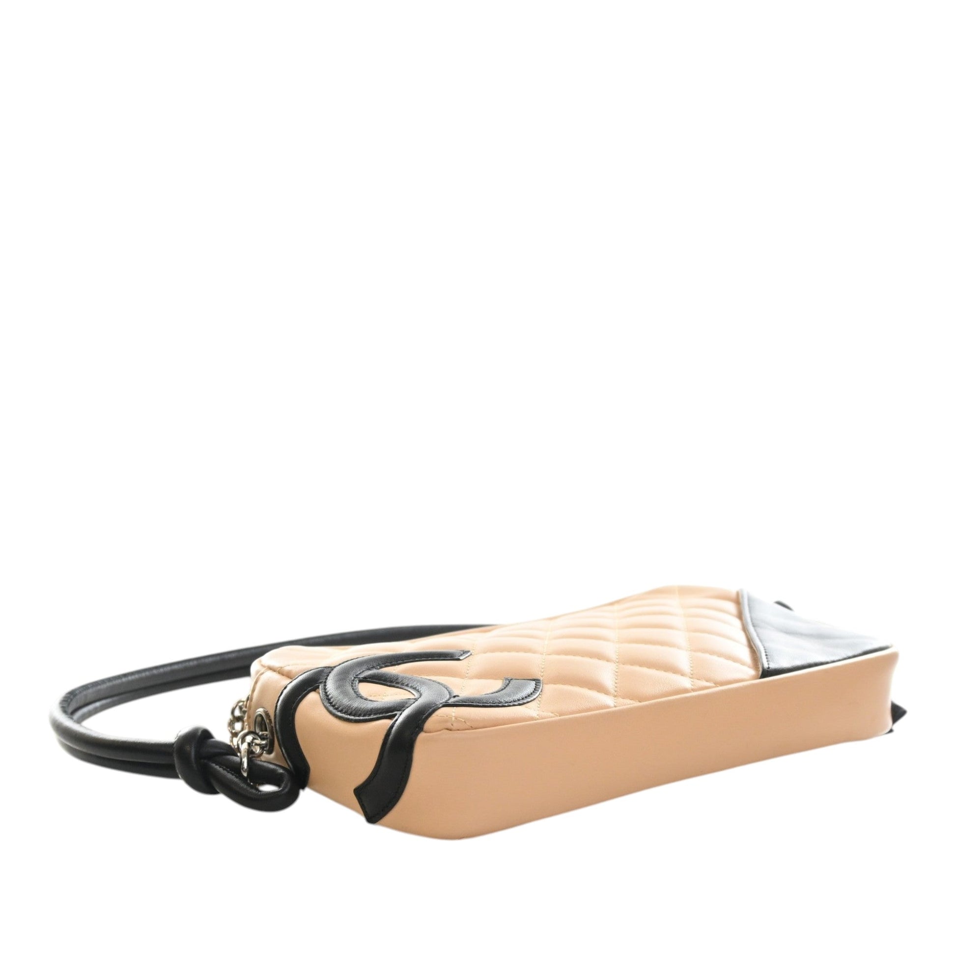 Chanel Quilted Lambskin Cambon Ligne Pochette