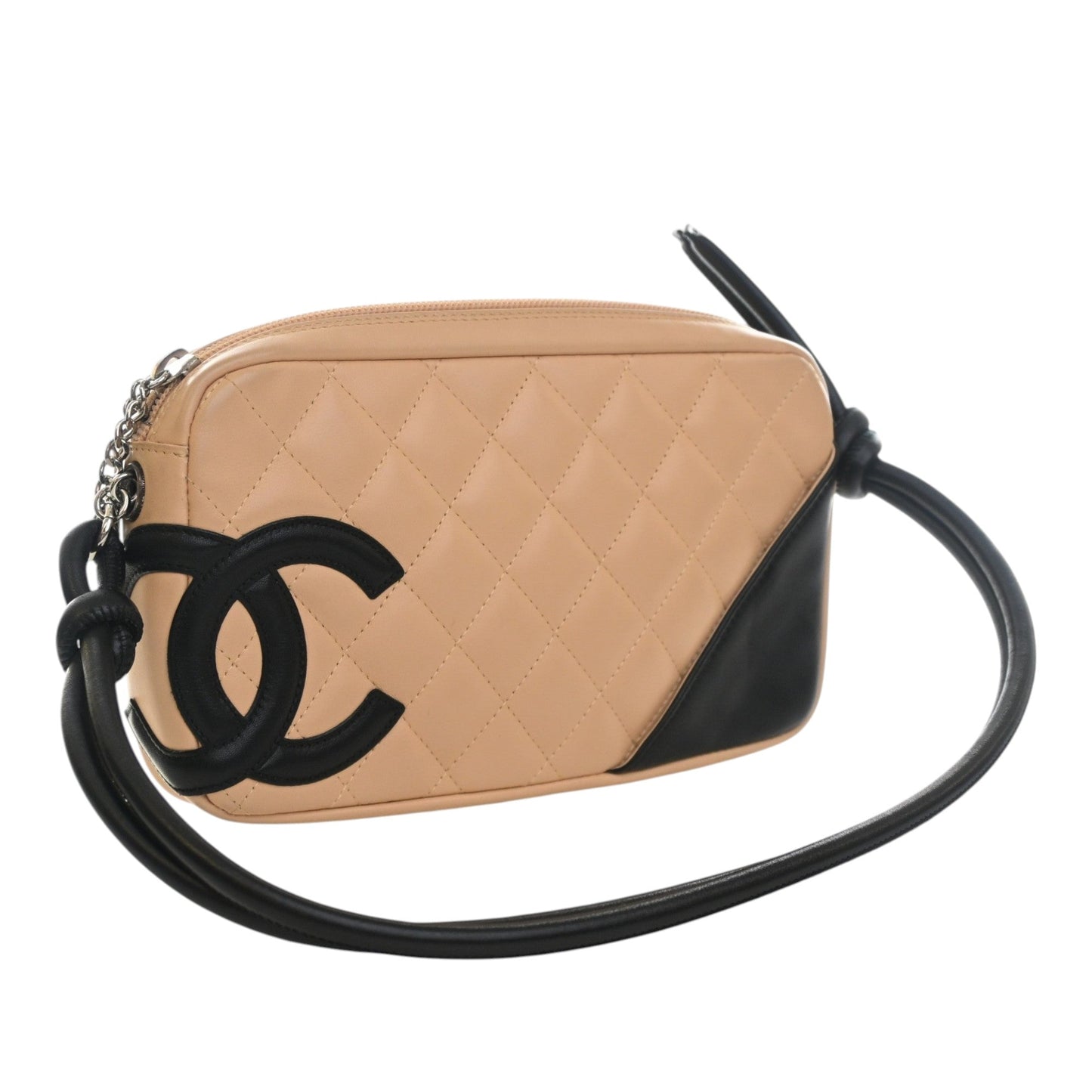 Chanel Quilted Lambskin Cambon Ligne Pochette