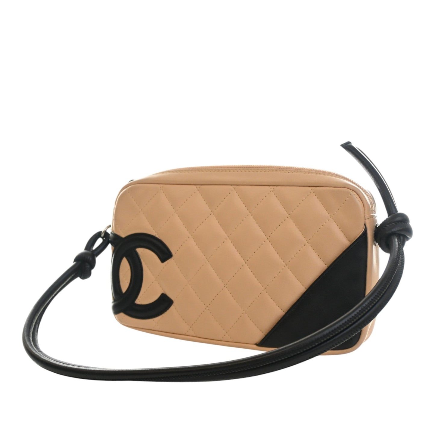 Chanel Quilted Lambskin Cambon Ligne Pochette