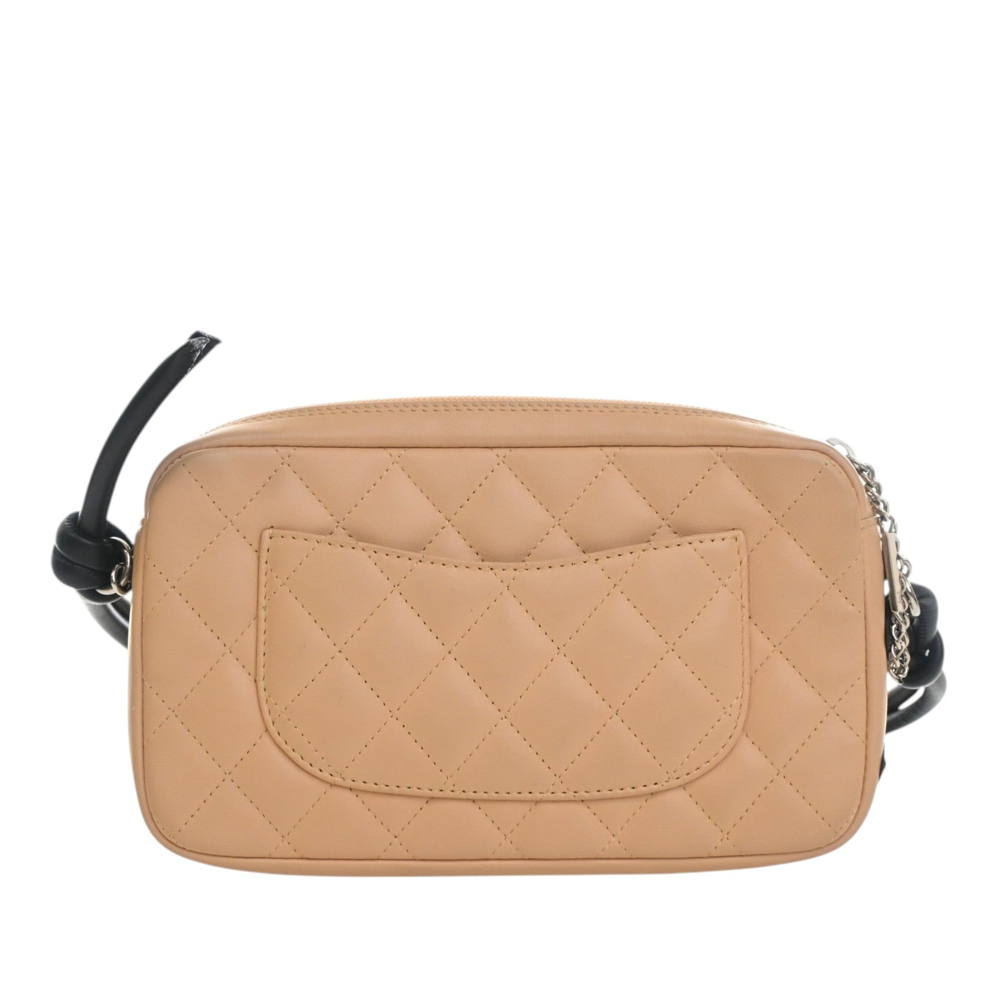 Chanel Quilted Lambskin Cambon Ligne Pochette