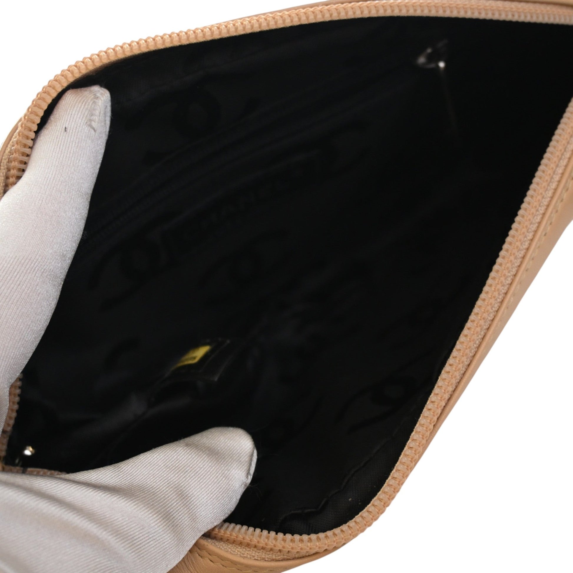 Chanel Quilted Lambskin Cambon Ligne Pochette