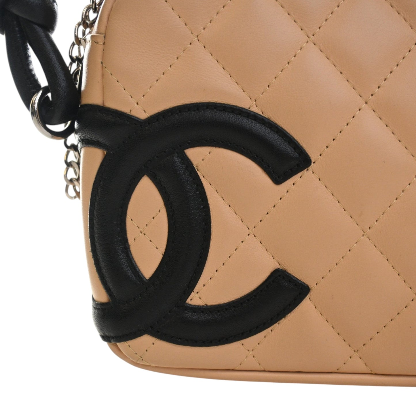 Chanel Quilted Lambskin Cambon Ligne Pochette