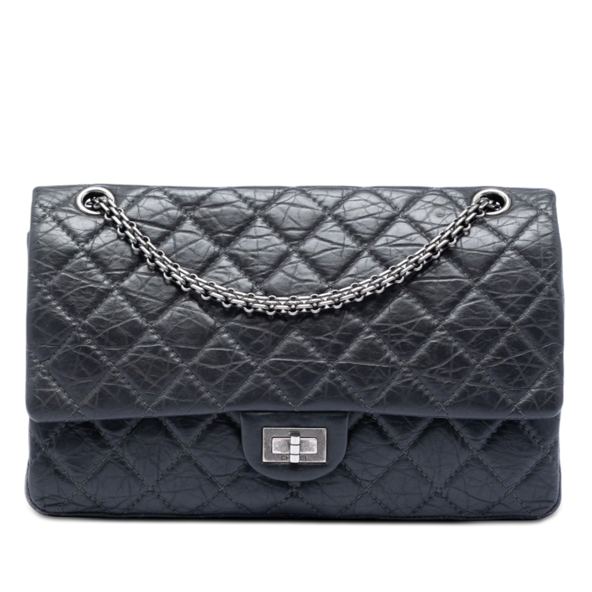 Chanel Quilted Aged Calfskin Reissue 2.55 Double Flap 226