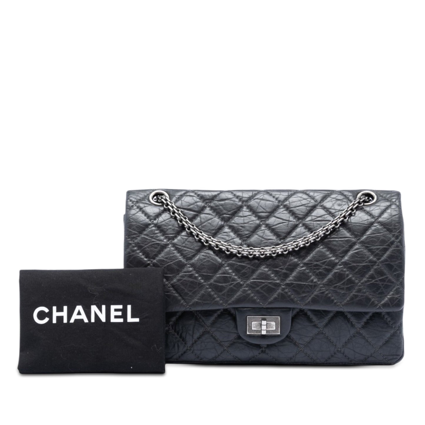 Chanel Quilted Aged Calfskin Reissue 2.55 Double Flap 226