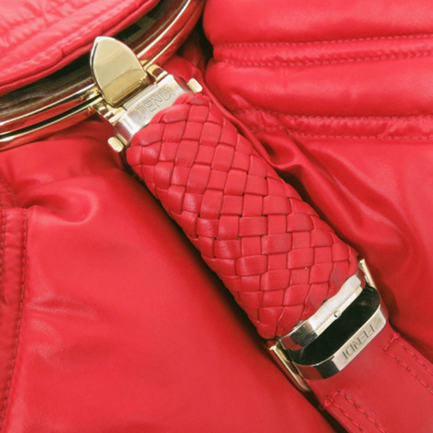 Fendi Moncler Puffer Spy Handbag