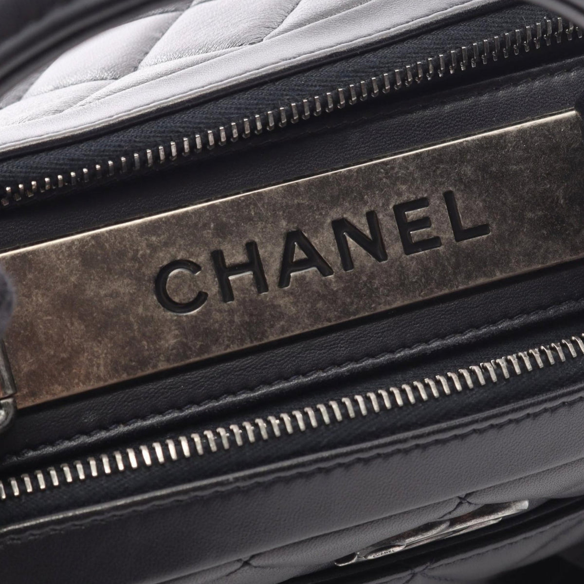 Chanel Small Quilted Calfskin Trendy CC Bowling Bag — Black