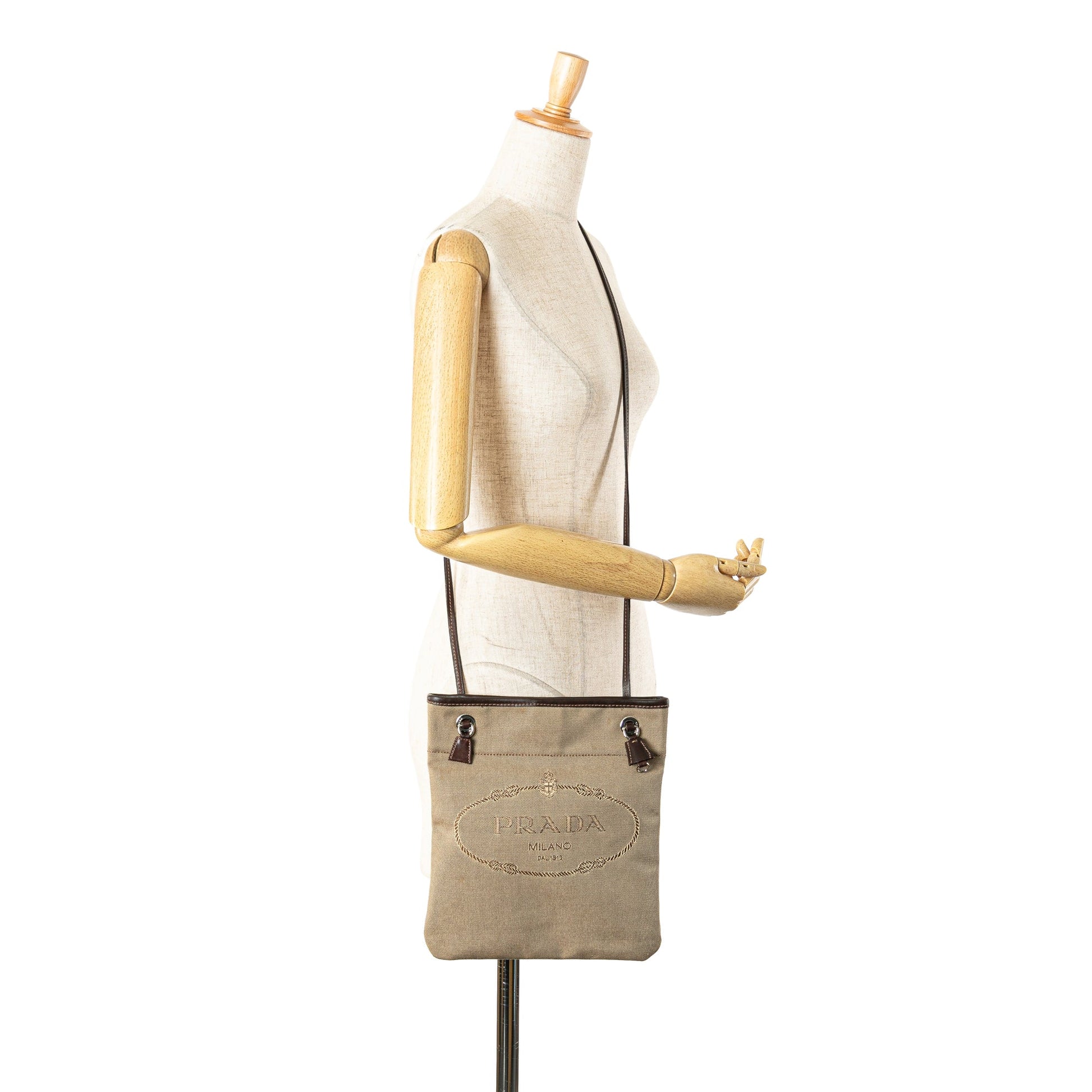 Prada Canvas Canapa Logo Crossbody