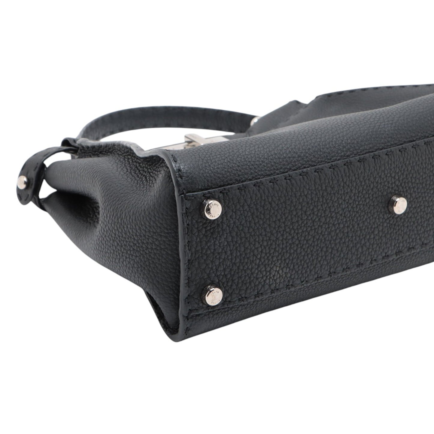 Fendi Medium Leather Selleria Peekaboo Iconic Satchel