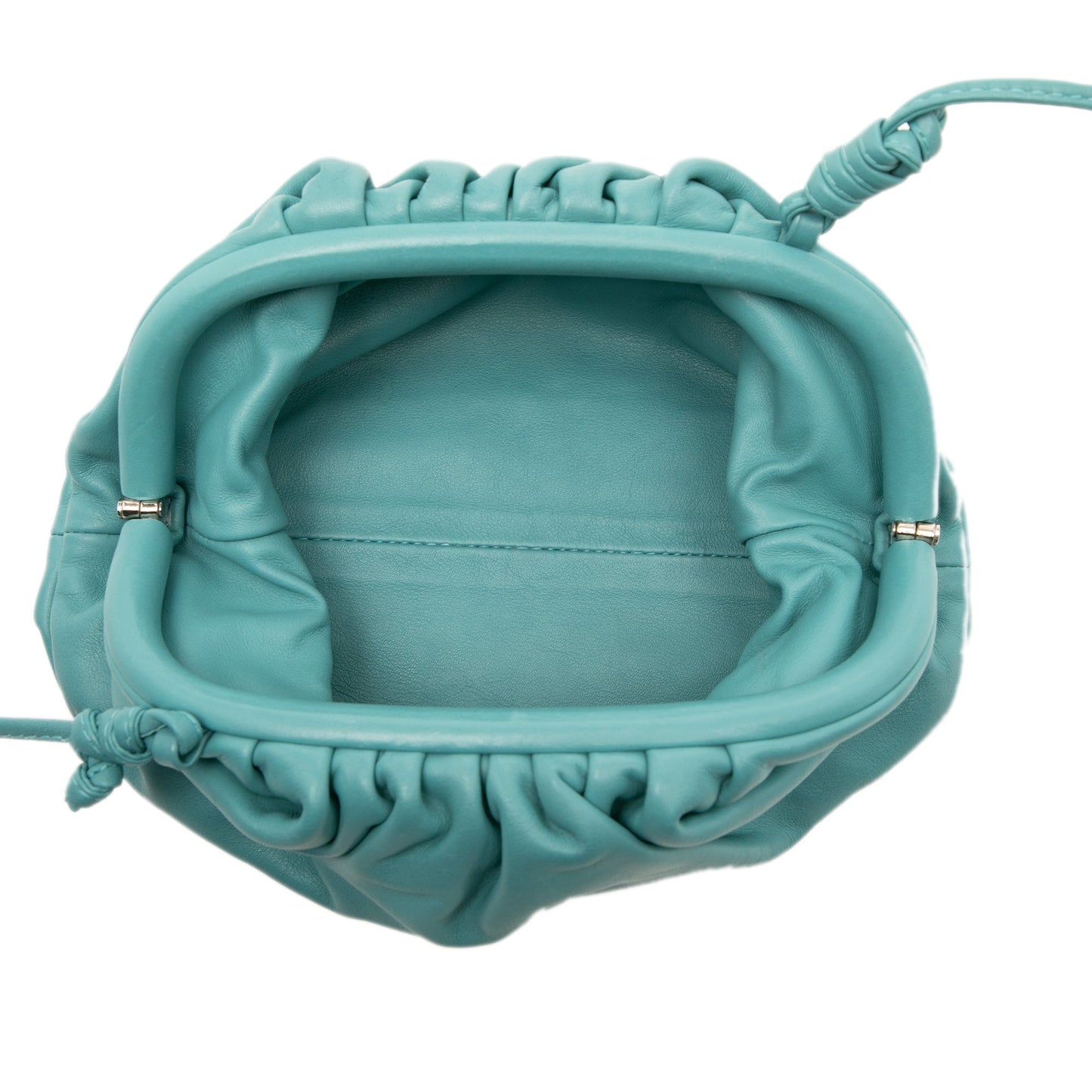 Bottega Veneta Lambskin The Mini Pouch Crossbody