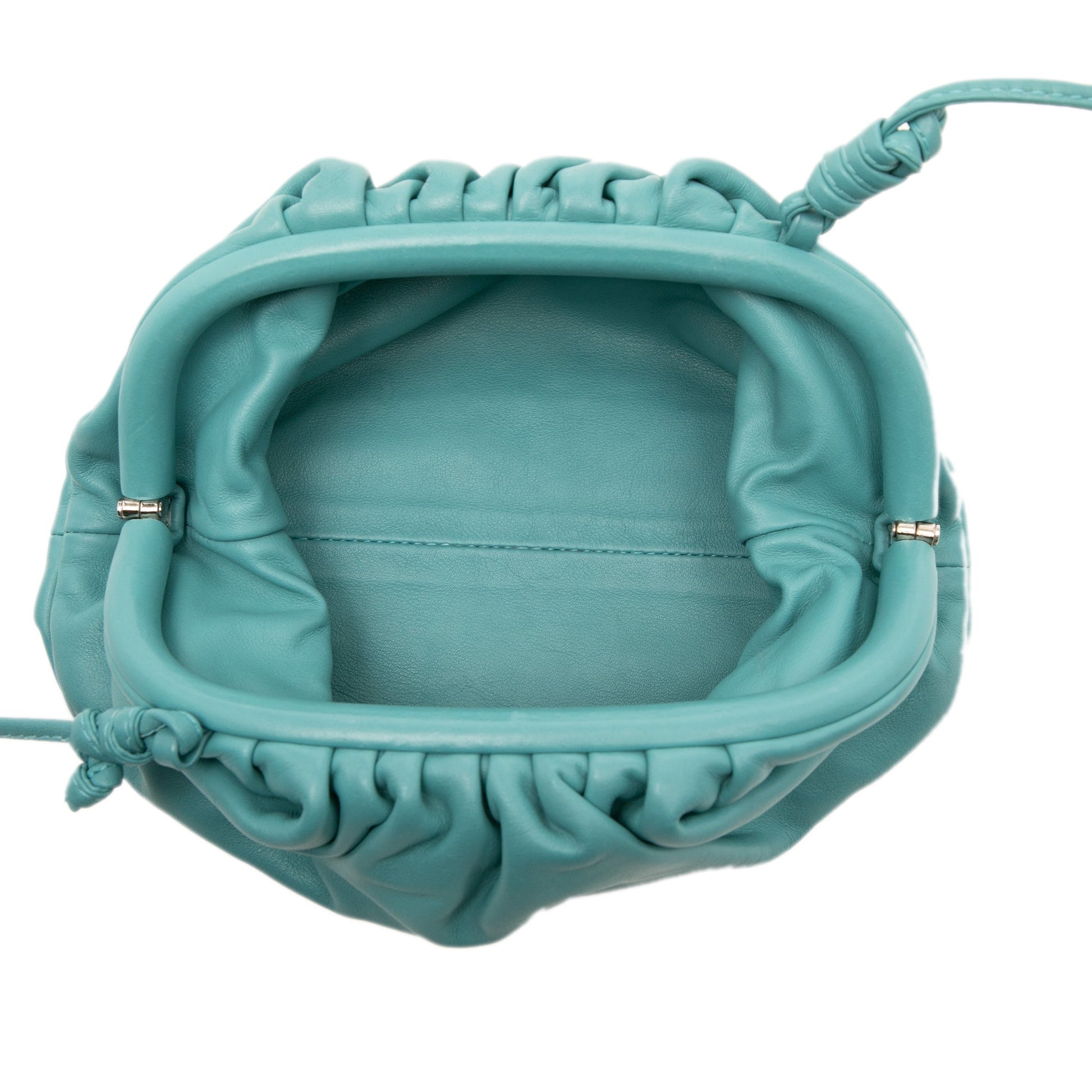 Bottega Veneta Lambskin The Mini Pouch Crossbody