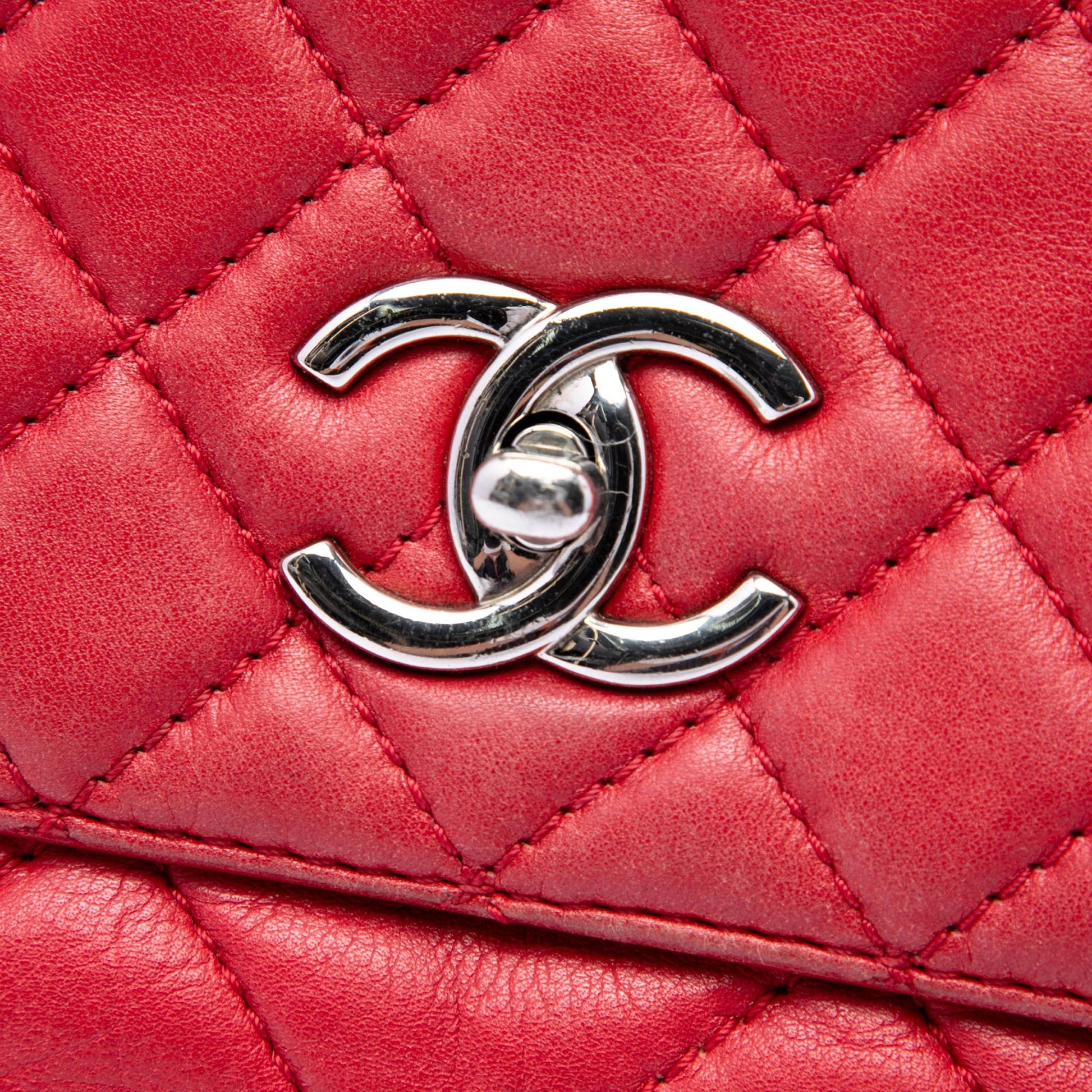 Chanel CC Quilted Calfskin In The Business Flap