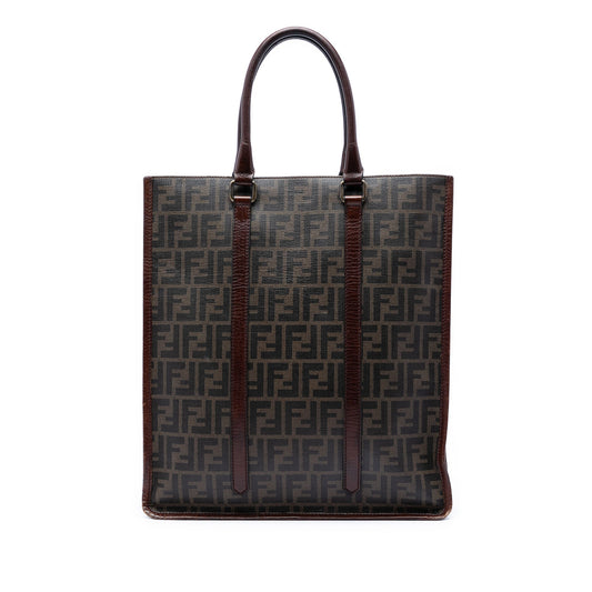 Fendi Zucca Coated Canvas Vertical Tote