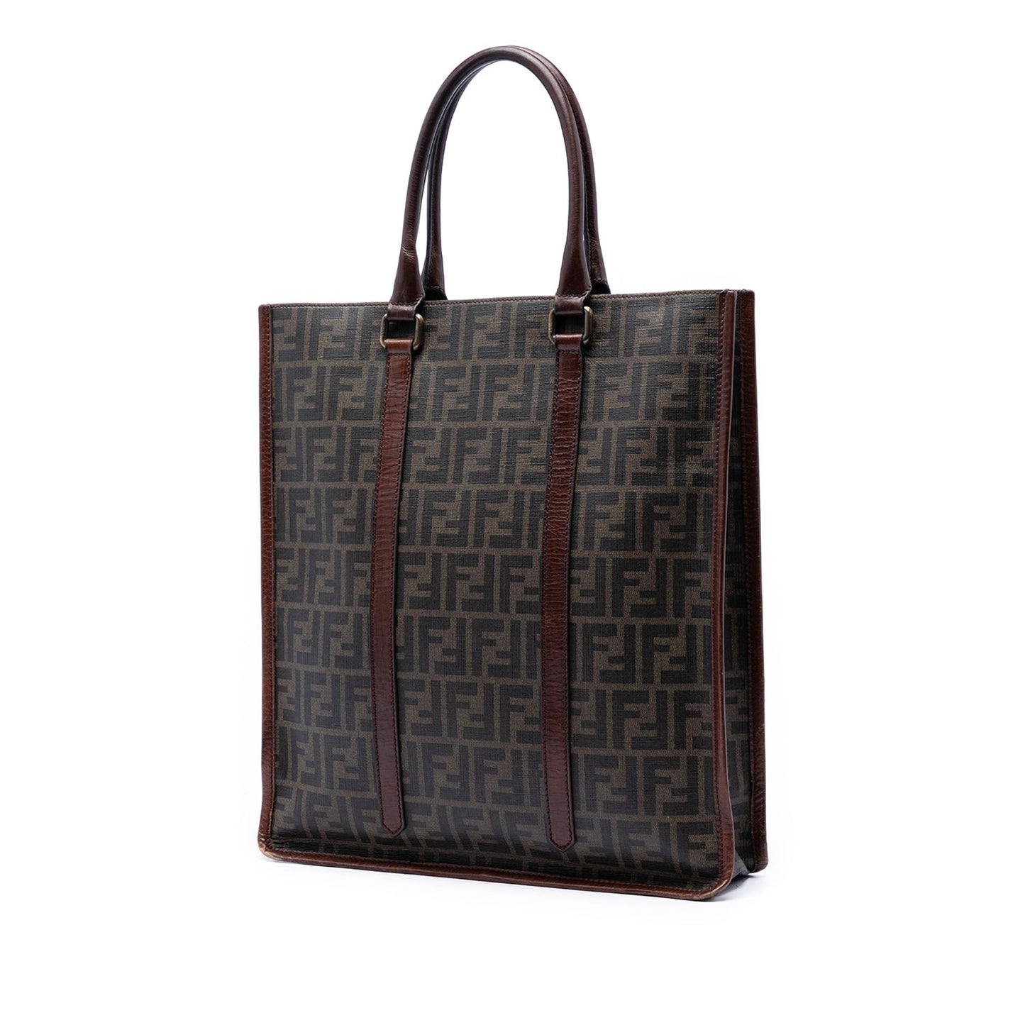 Fendi Zucca Coated Canvas Vertical Tote