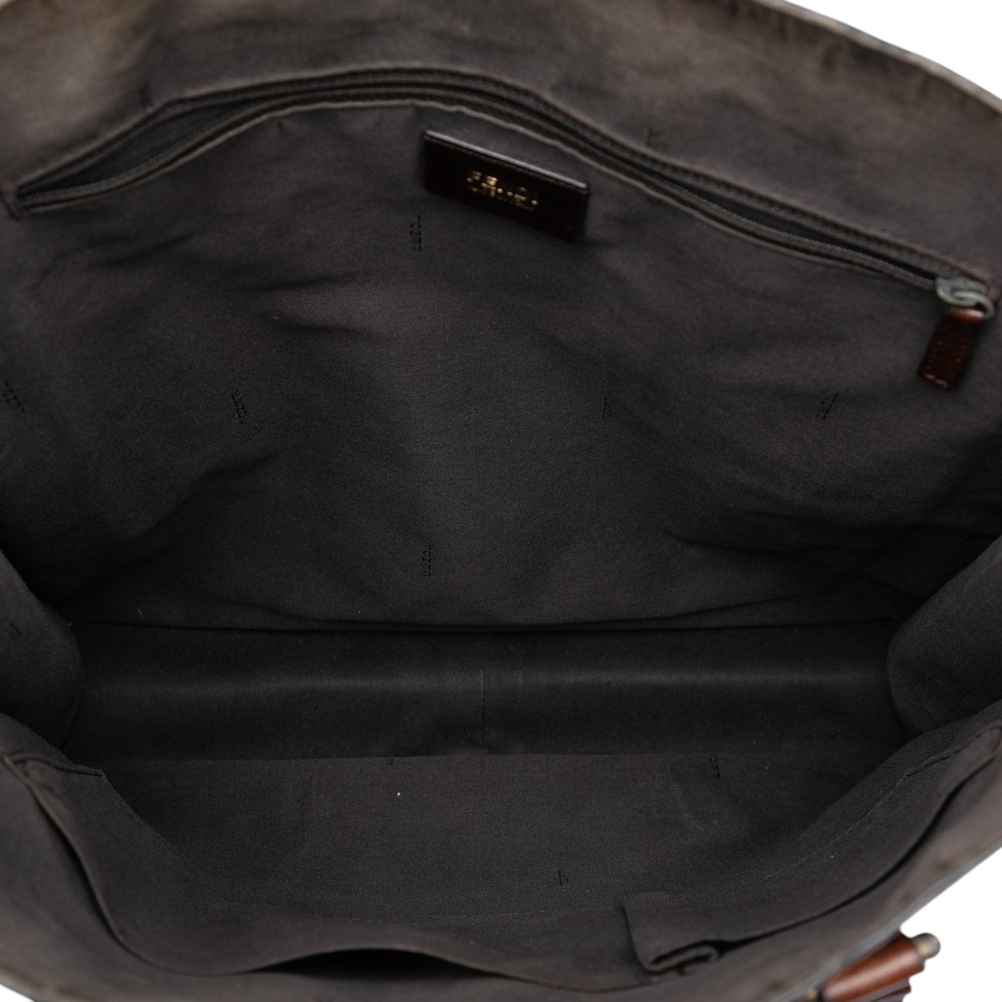 Fendi Zucca Coated Canvas Vertical Tote