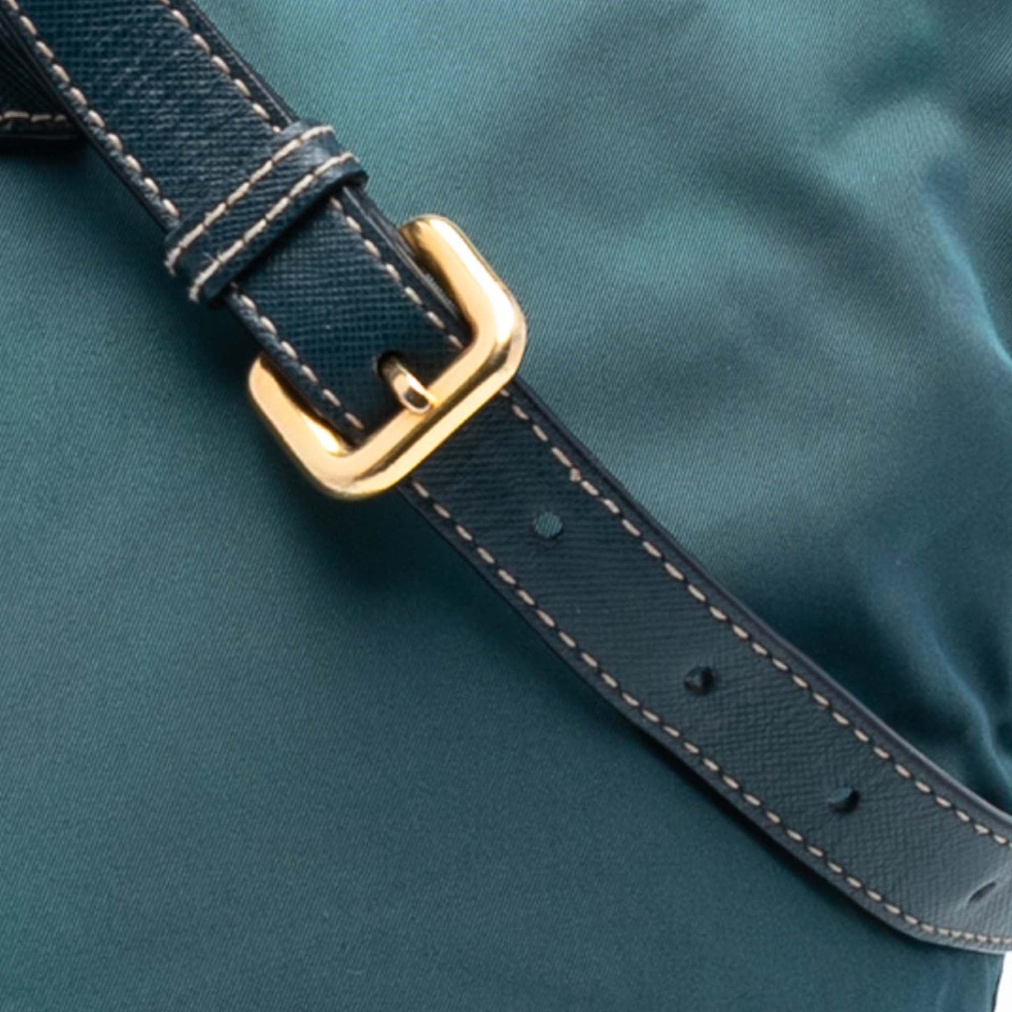 Prada Saffiano Trimmed Tessuto Zip Top Convertible Tote