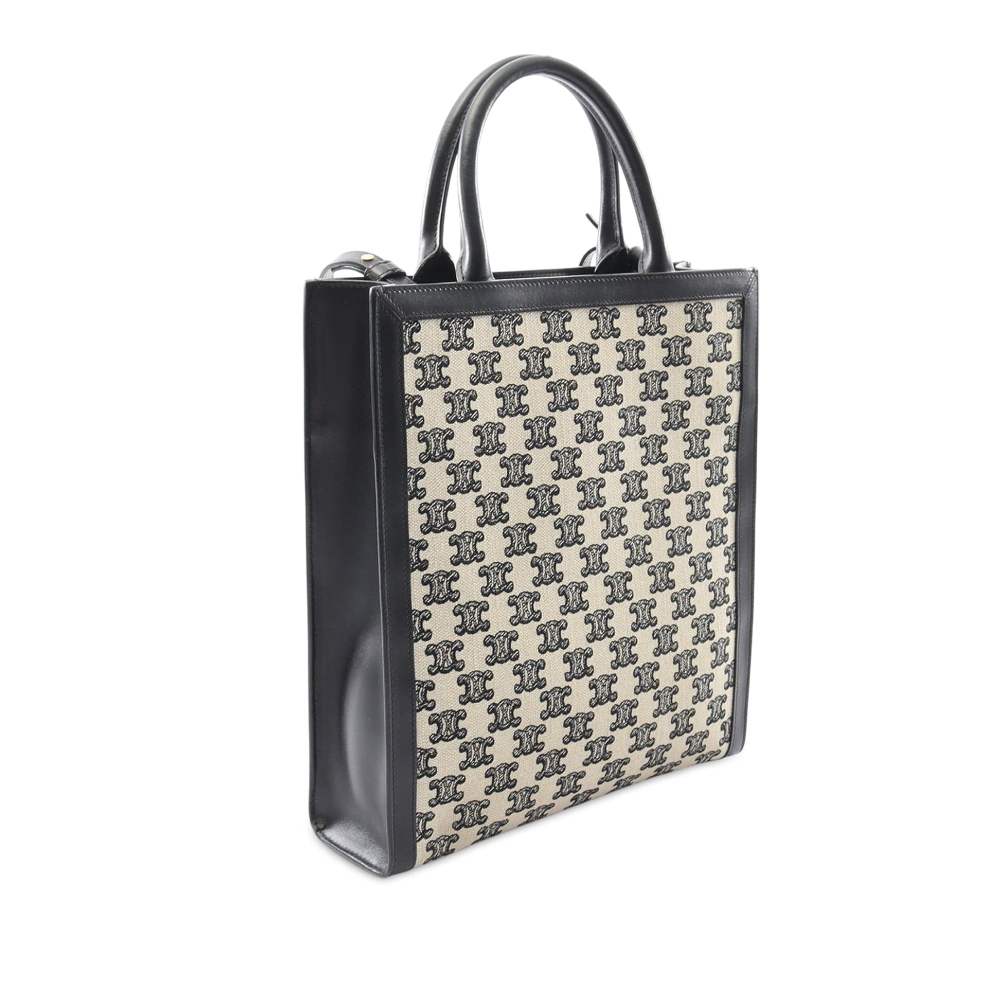 Celine Small Triomphe Canvas Vertical Cabas Tote