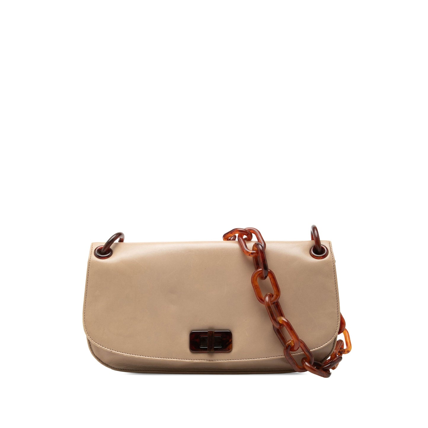 Prada Nappa Swing Resin Chain Shoulder Bag