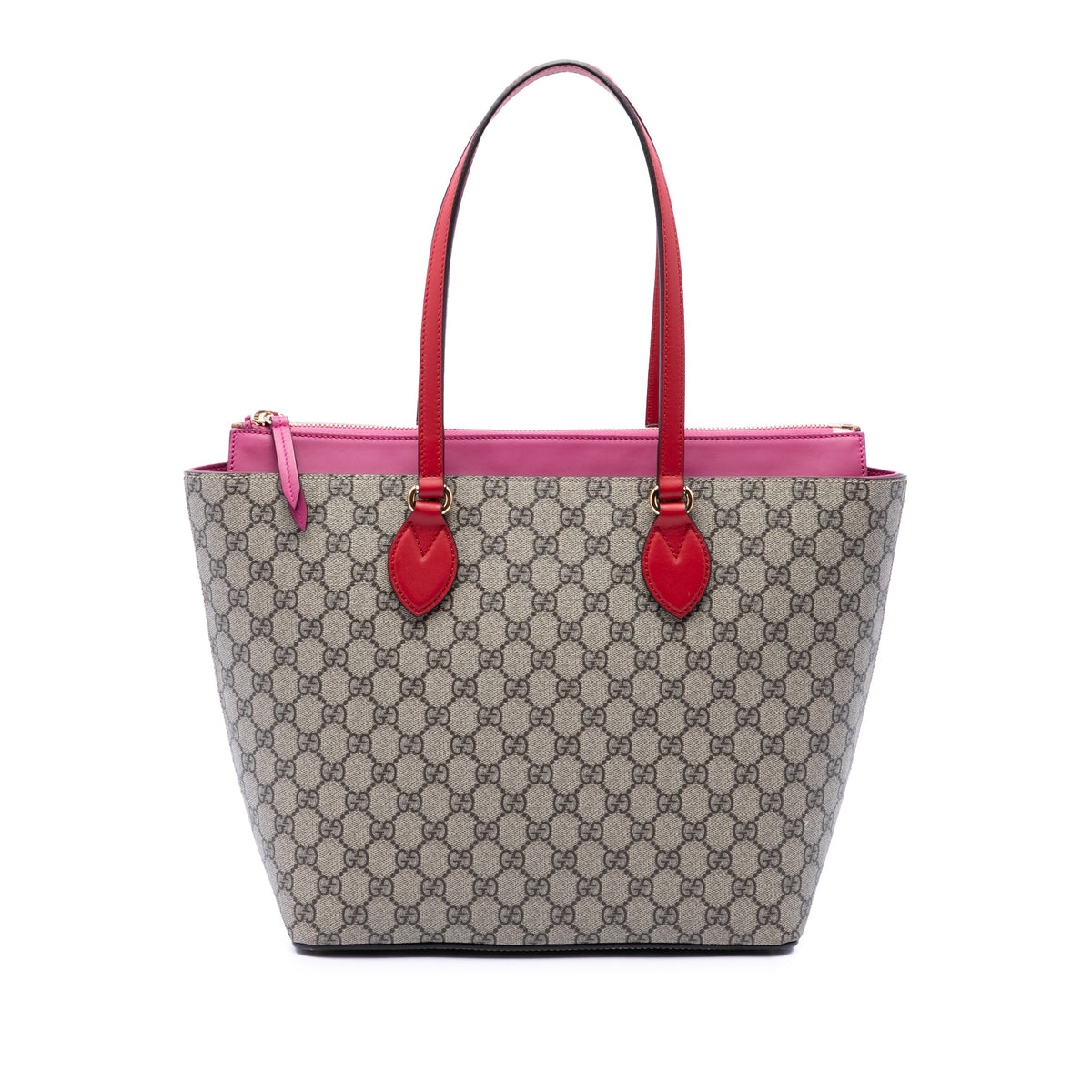 Gucci Medium GG Supreme Linea A Zip Tote