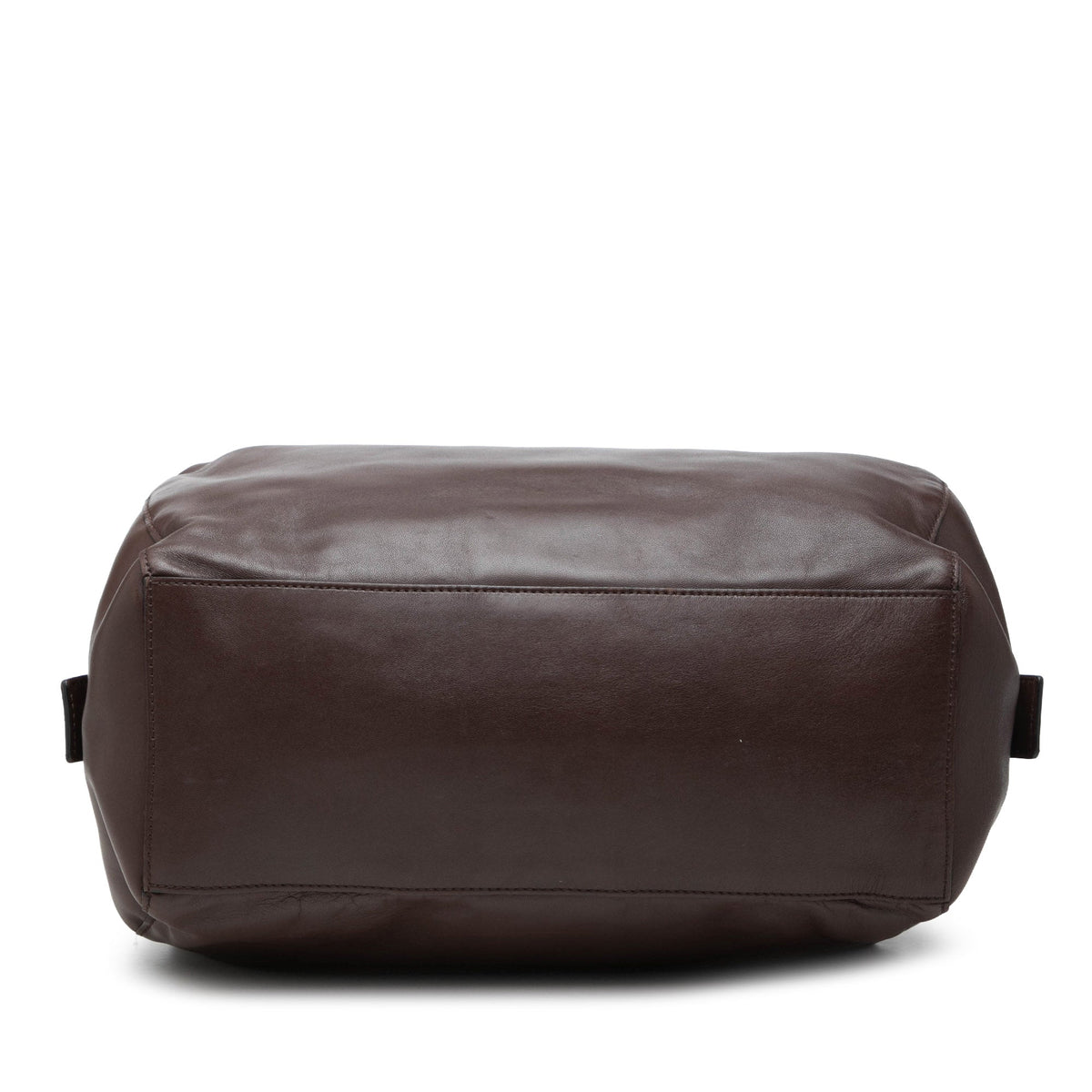 Celine Lambskin Triple Zip Shoulder Bag