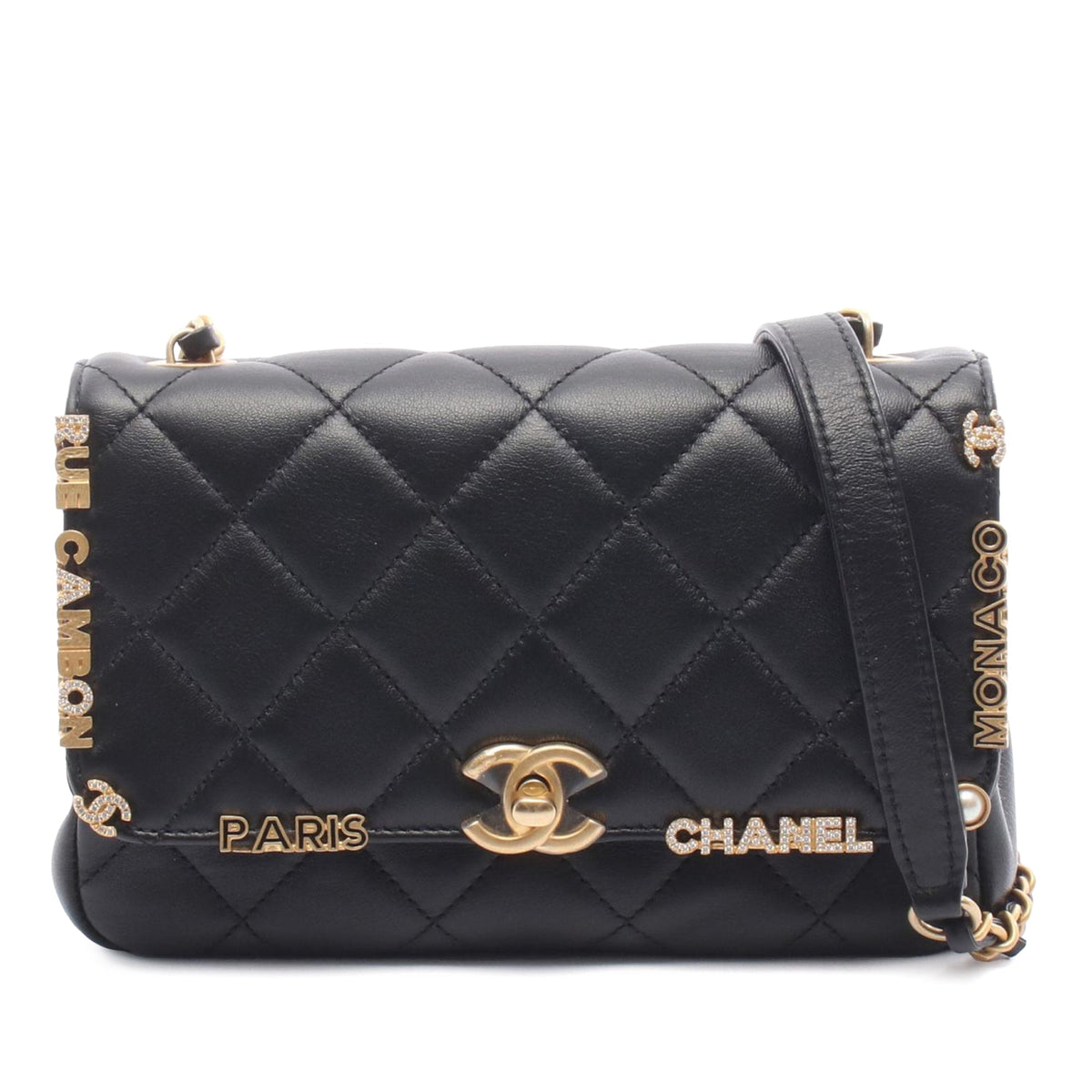 Chanel Quilted Lambskin Paris Monaco Flap