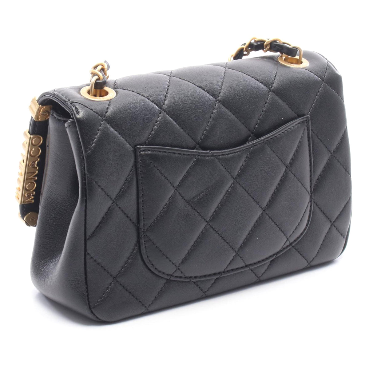 Chanel Quilted Lambskin Paris Monaco Flap