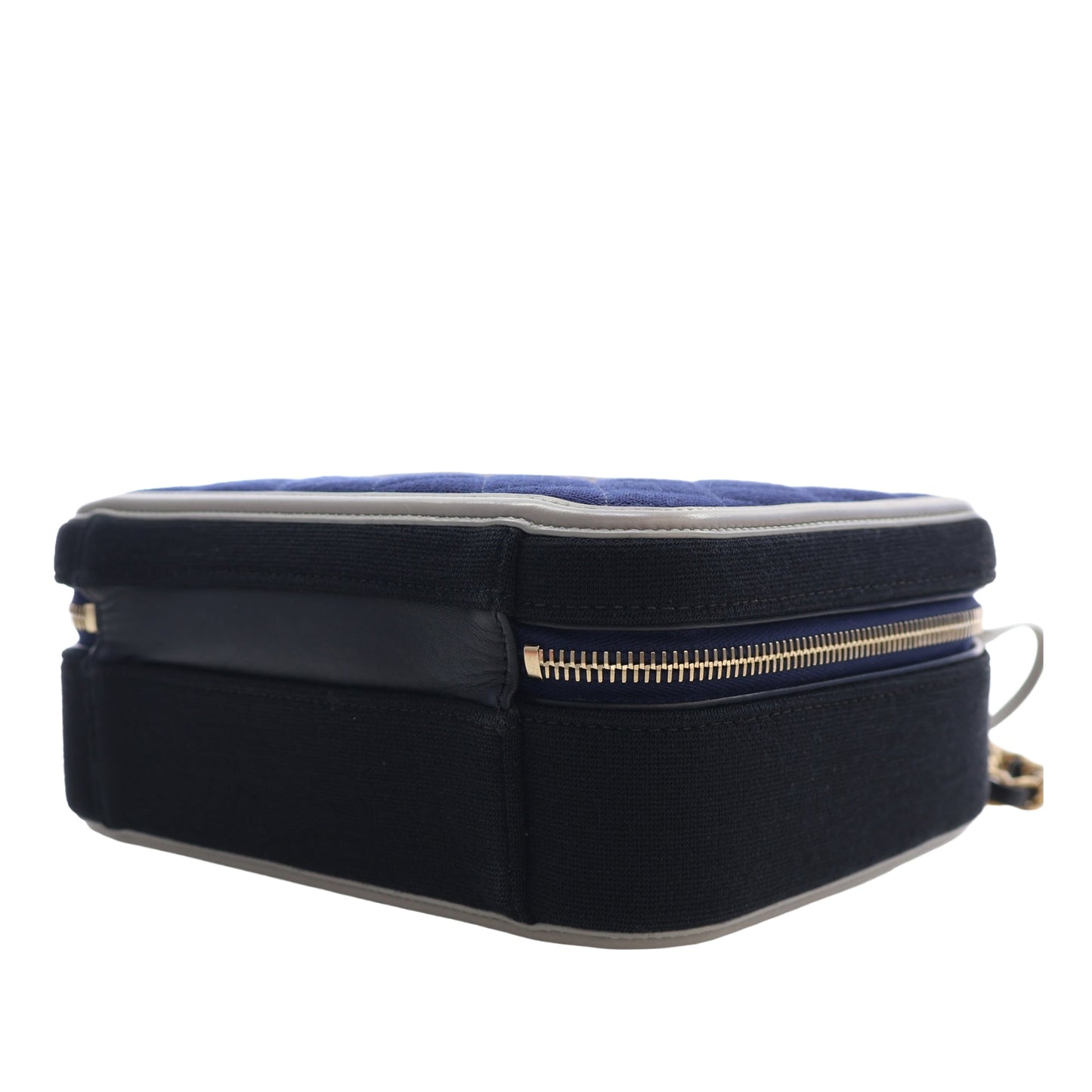 Chanel Medium Tricolor Jersey CC Filigree Vanity Case