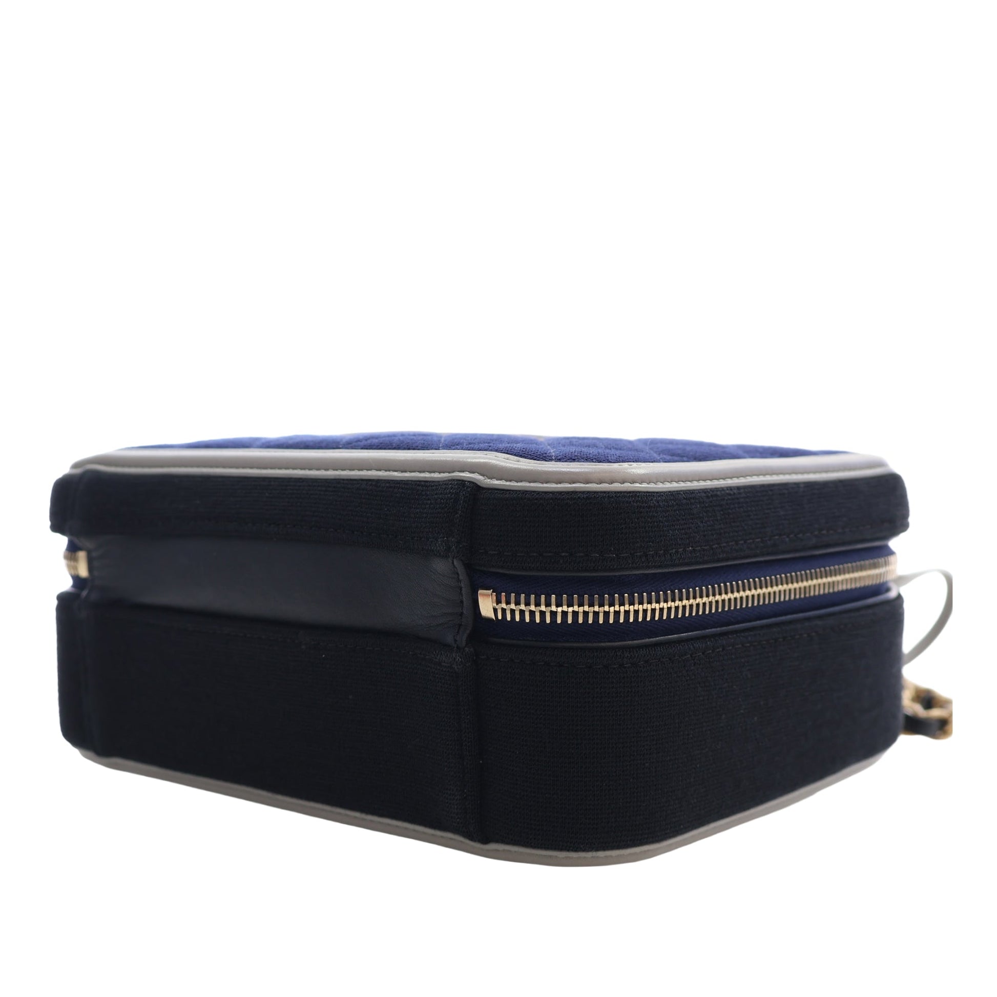 Chanel Medium Tricolor Jersey CC Filigree Vanity Case