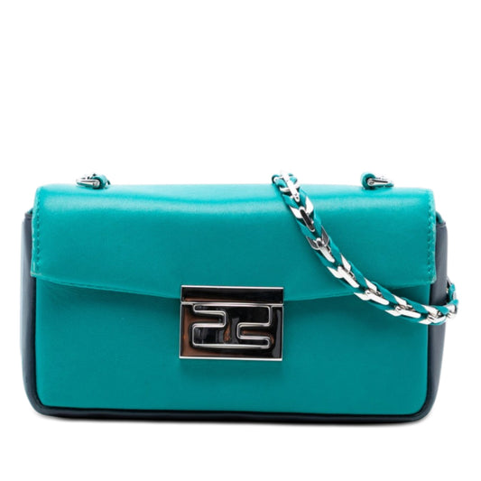 Mini Bicolor Nappa Be Baguette Crossbody