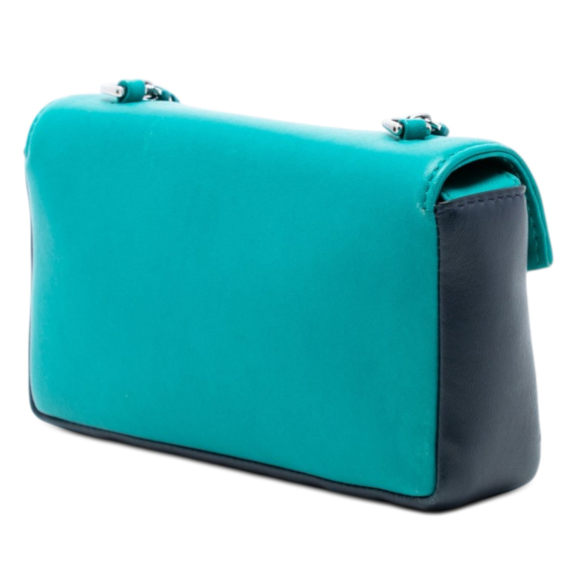 Mini Bicolor Nappa Be Baguette Crossbody