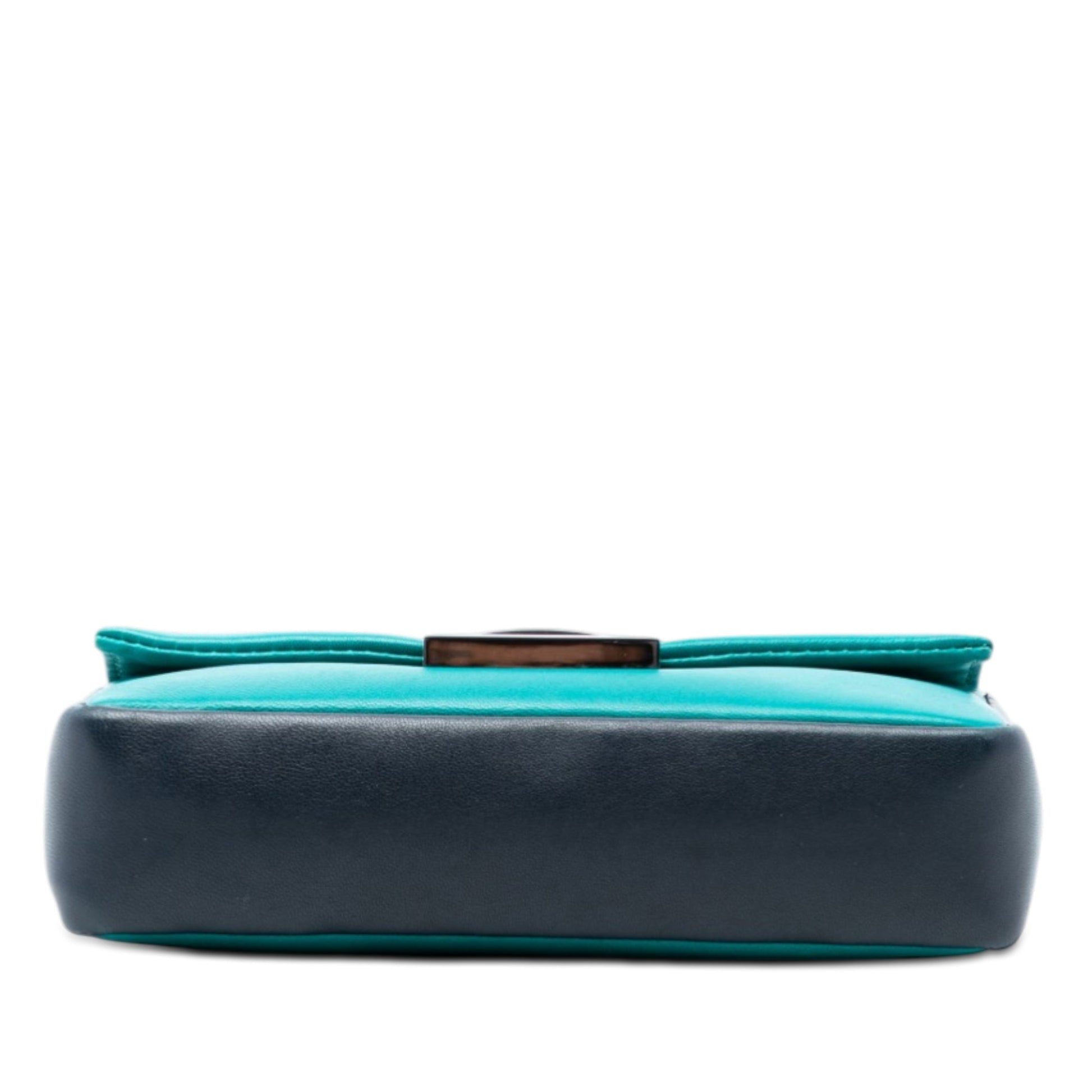 Mini Bicolor Nappa Be Baguette Crossbody