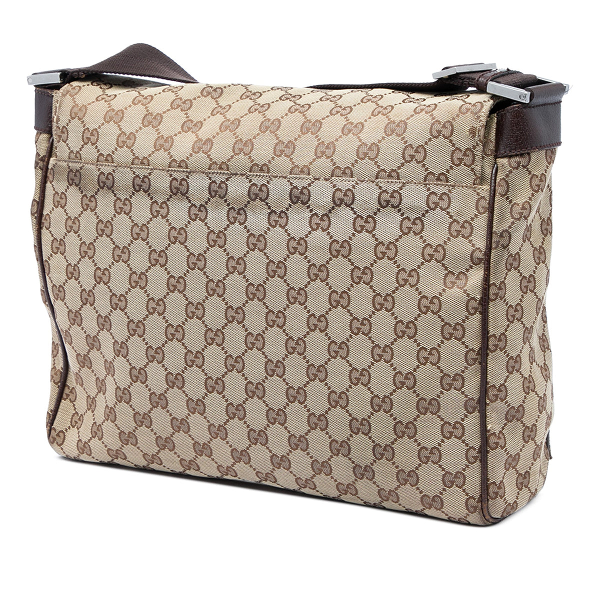 Gucci GG Canvas Crossbody — Beige