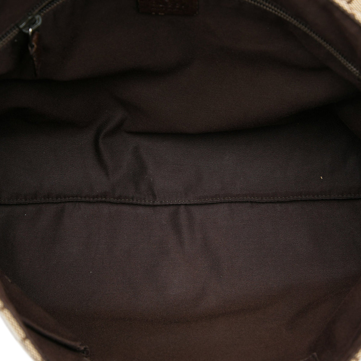 Gucci GG Canvas Crossbody — Beige