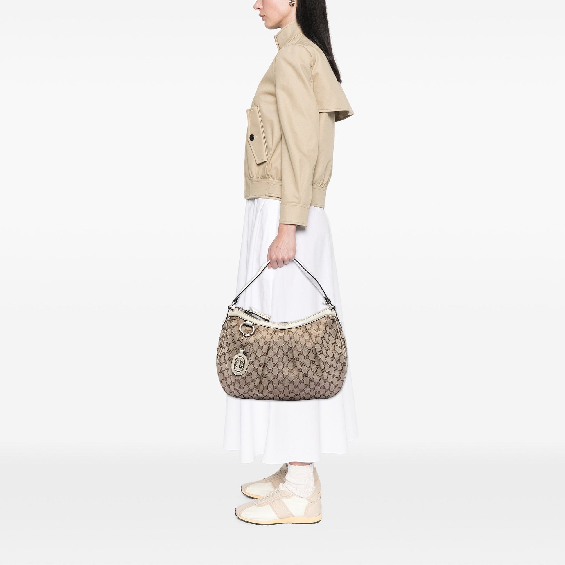 Gucci GG Canvas Sukey Shoulder Bag