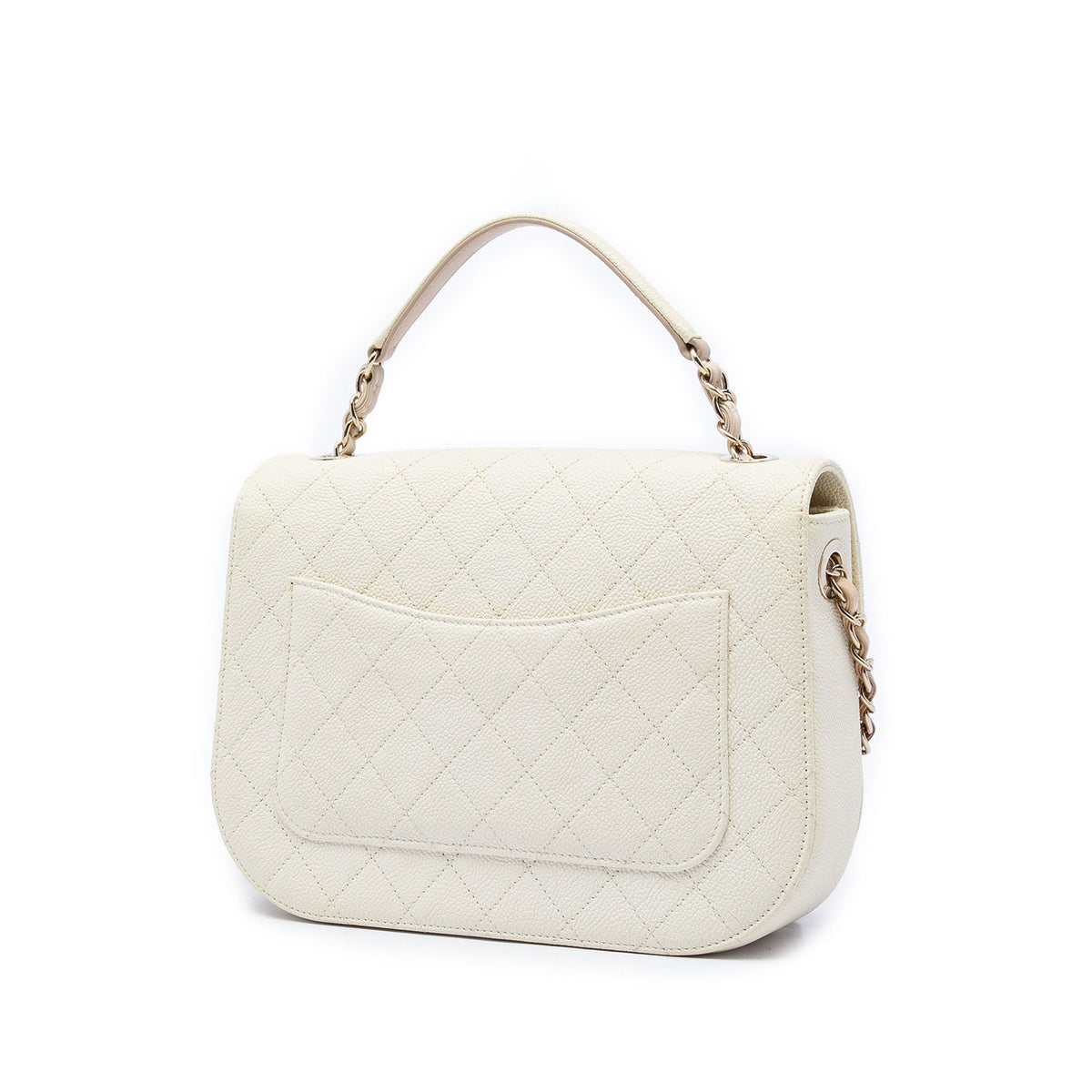 Chanel Paris Cuba Medium Quilted Caviar Thread Around Flap