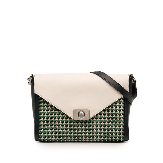 Mulberry Multicolor Leather Delphie Duo Flap Crossbody