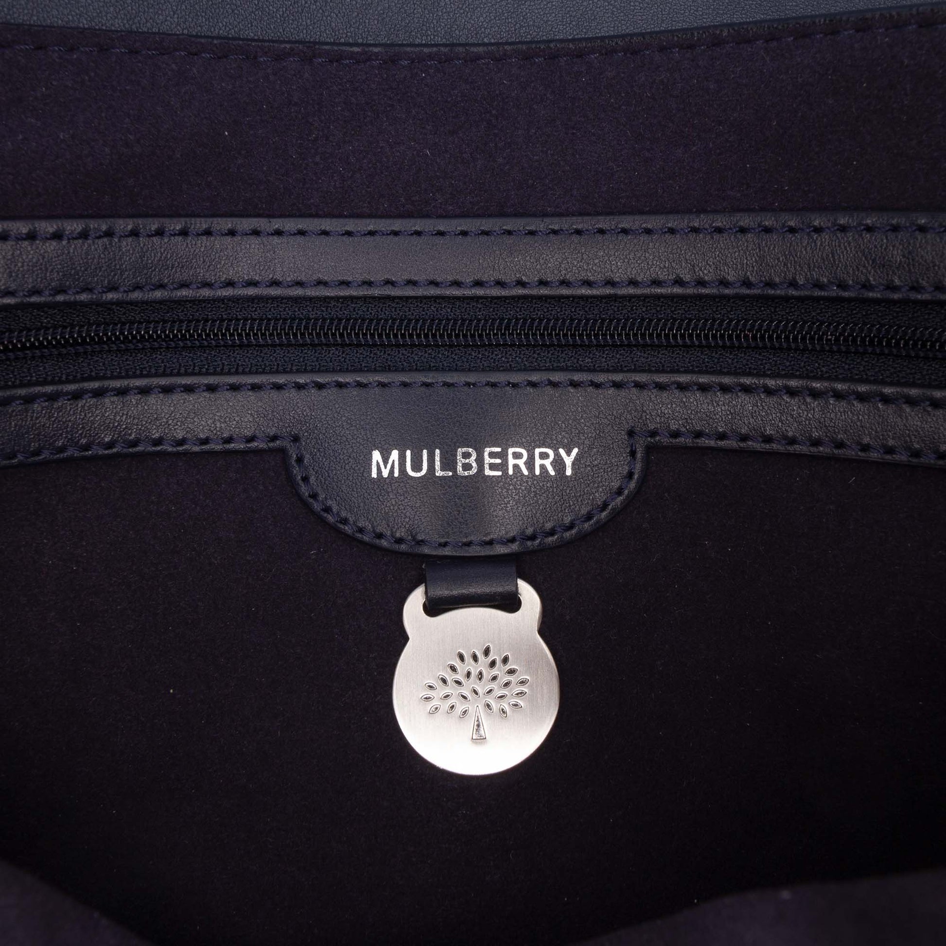 Mulberry Multicolor Leather Delphie Duo Flap Crossbody
