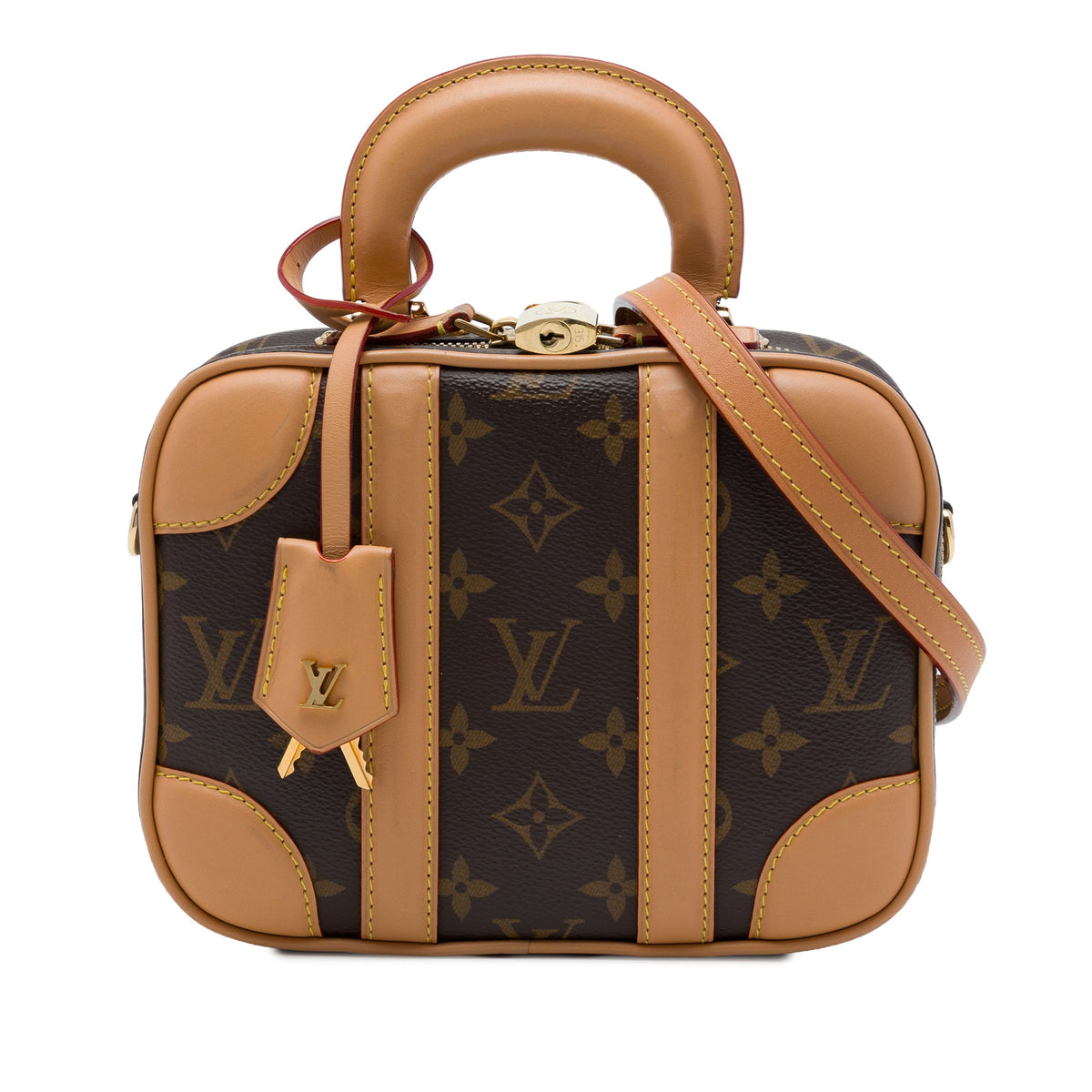 Louis Vuitton Monogram Valisette BB — Brown
