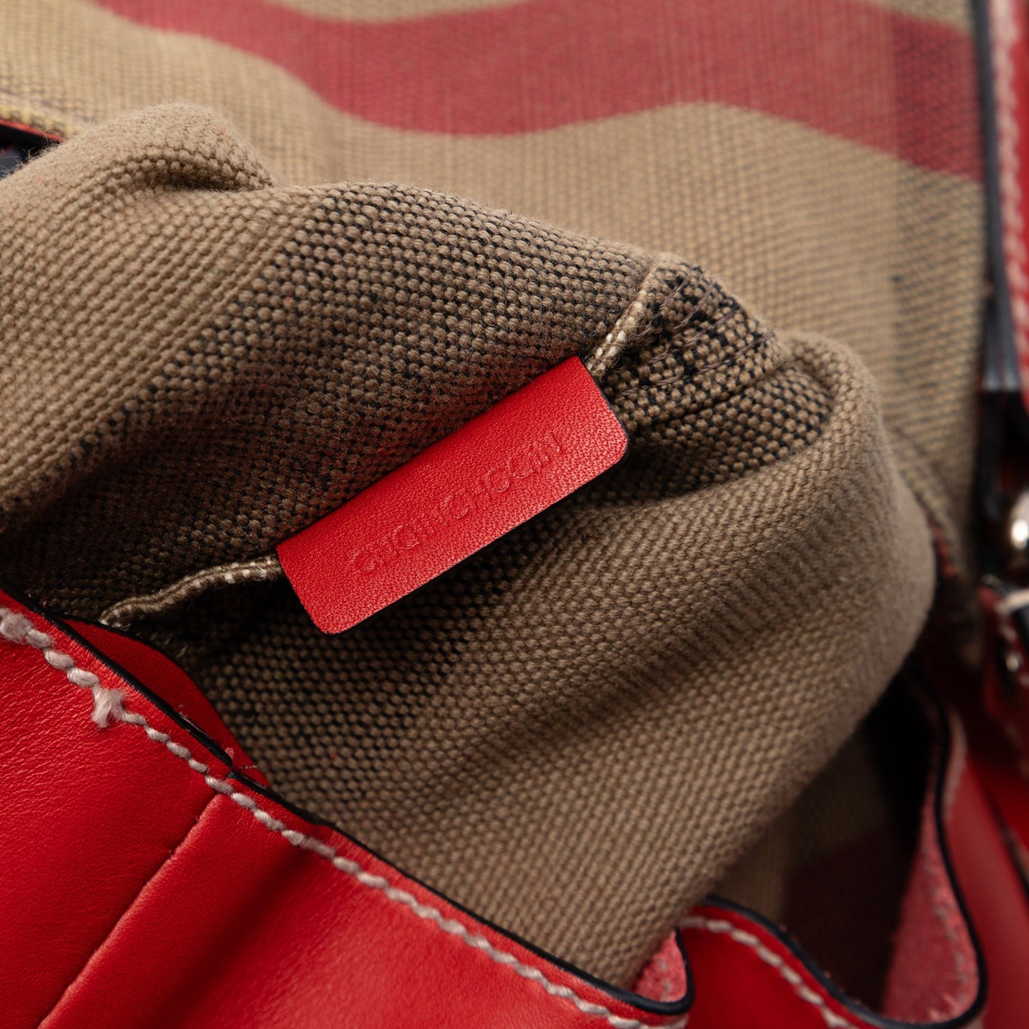 Burberry Medium Mega Check Canvas Ashby Bucket Bag