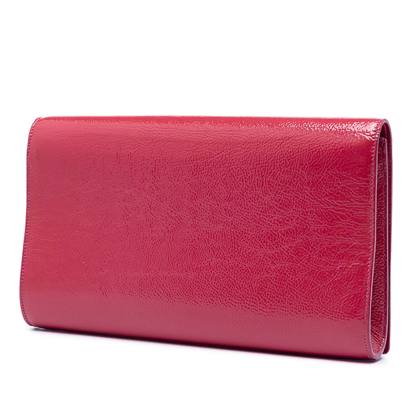 Saint Laurent Large Textured Patent Belle De Jour Clutch