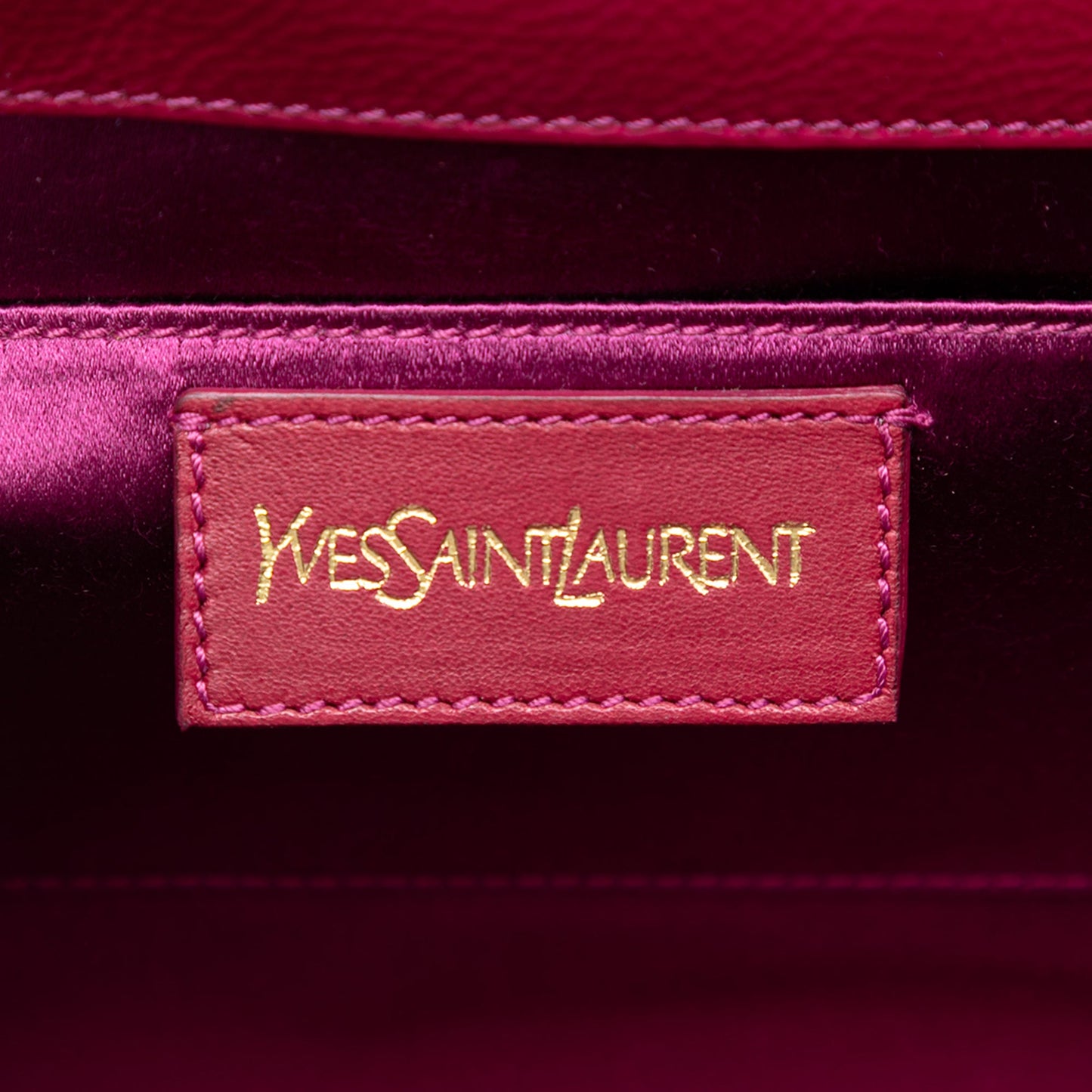 Saint Laurent Large Textured Patent Belle De Jour Clutch