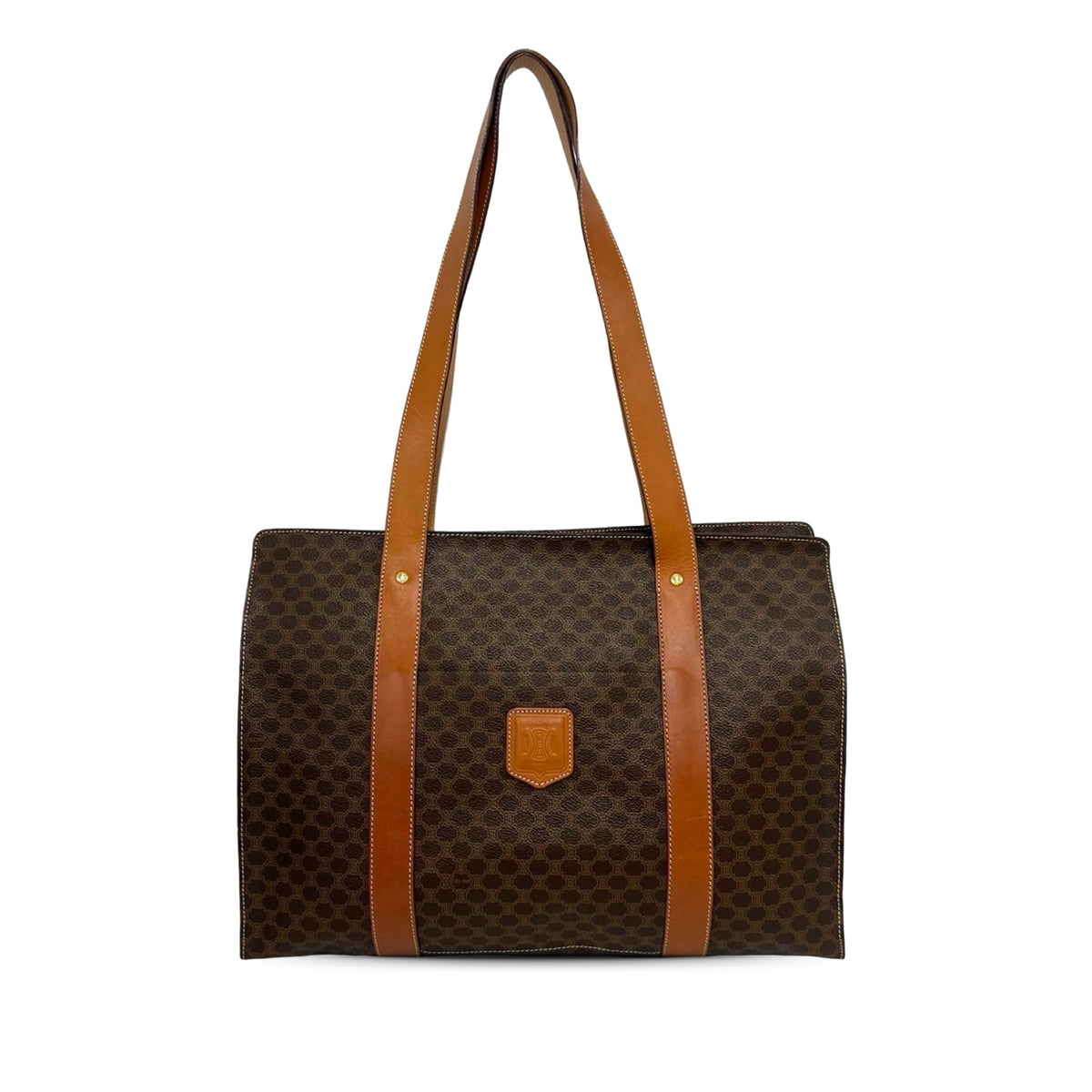 Celine Macadam Coated Canvas Tote
