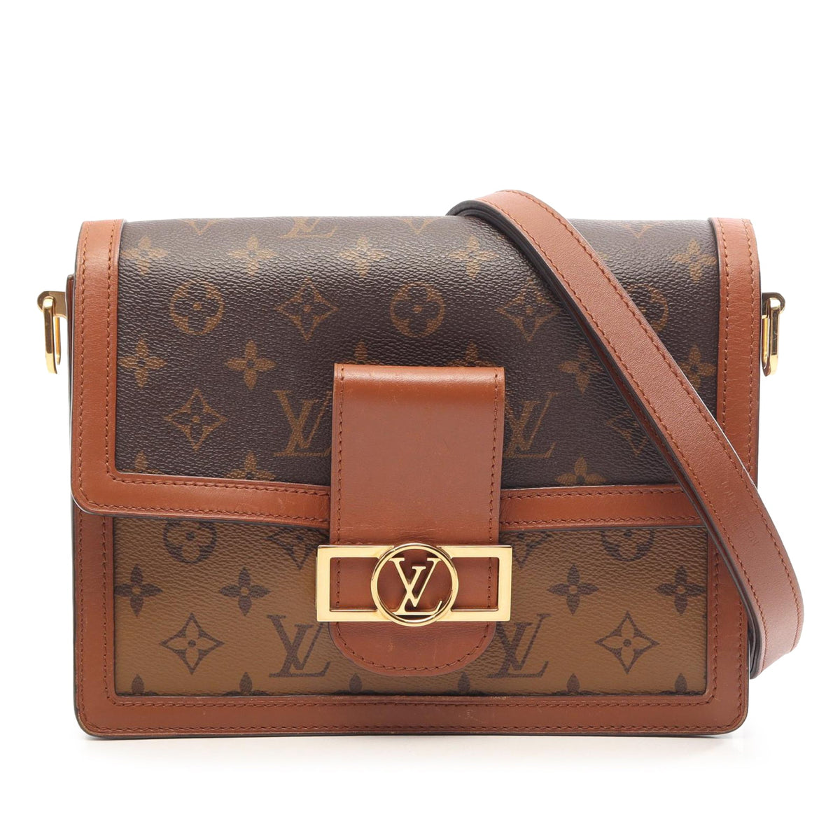 Louis Vuitton Monogram Reverse Dauphine MM — Brown