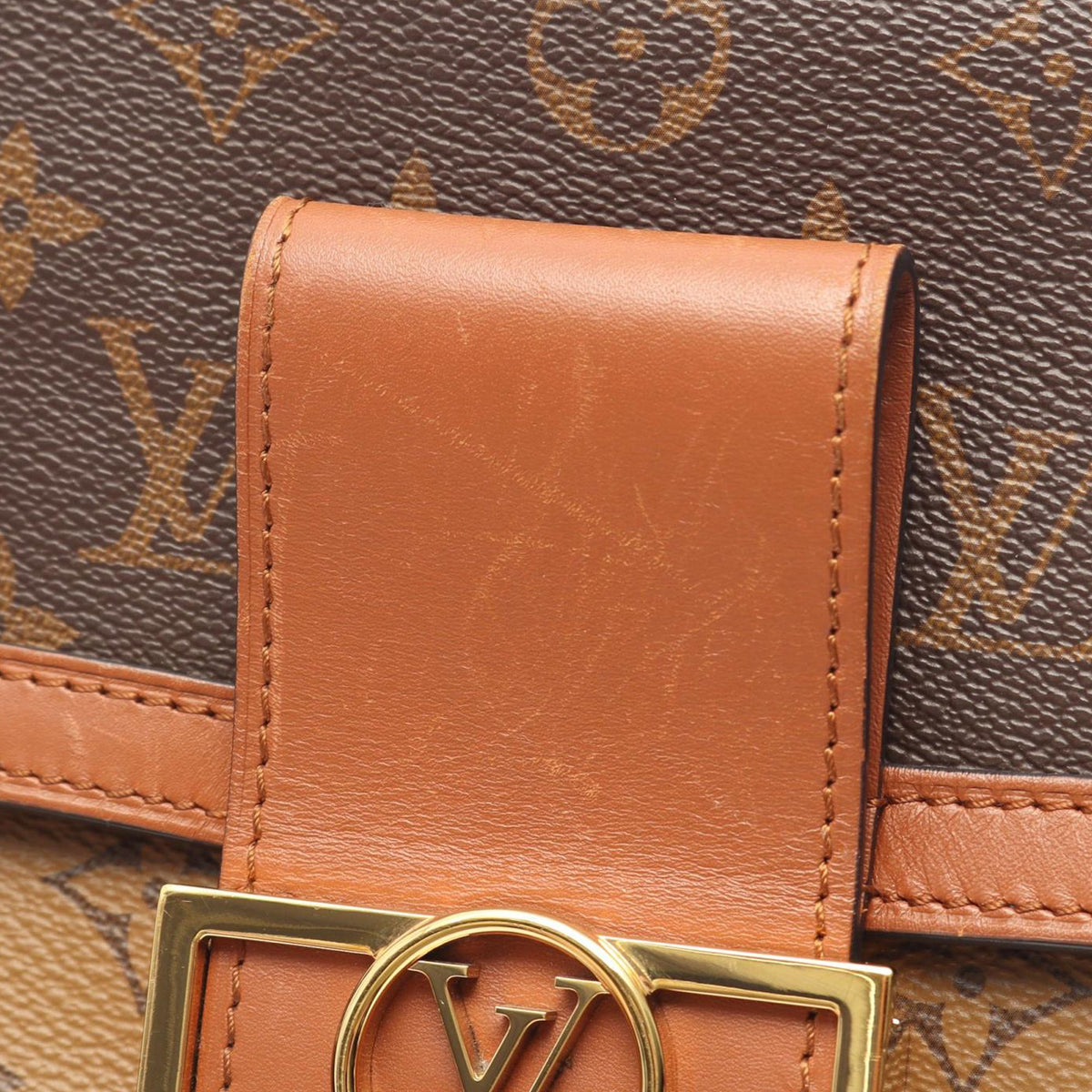 Louis Vuitton Monogram Reverse Dauphine MM — Brown