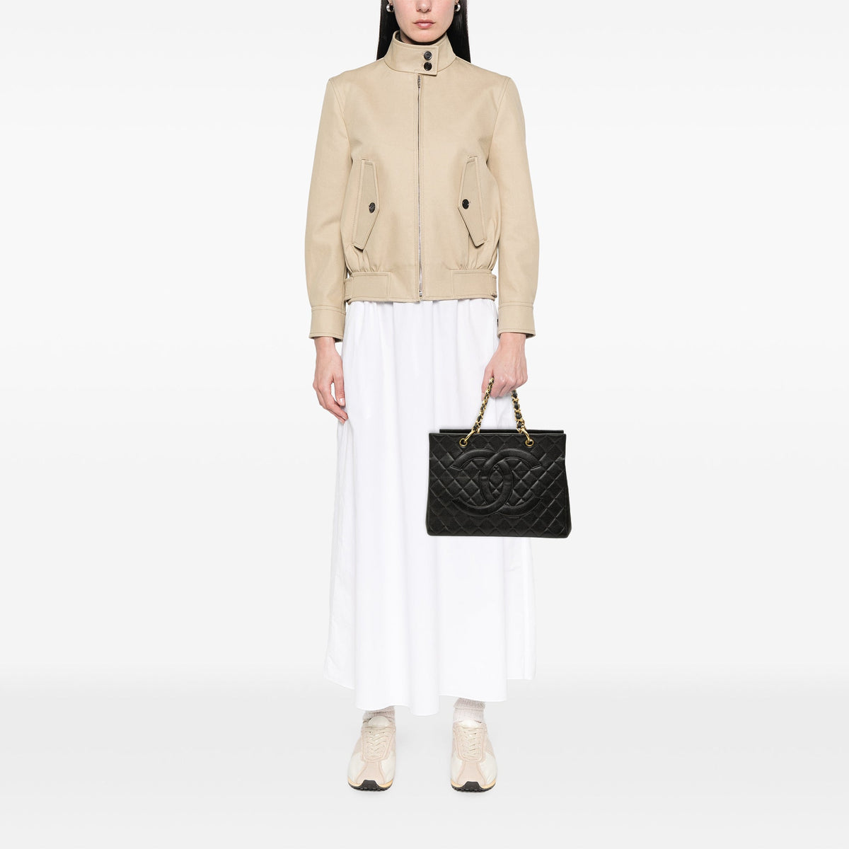Chanel Grand CC Caviar Timeless Shopping Tote