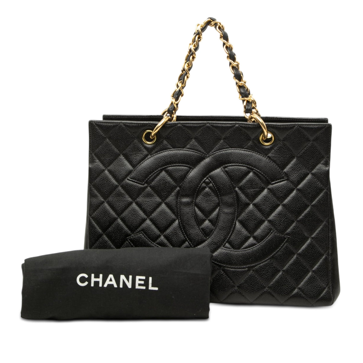 Chanel Grand CC Caviar Timeless Shopping Tote