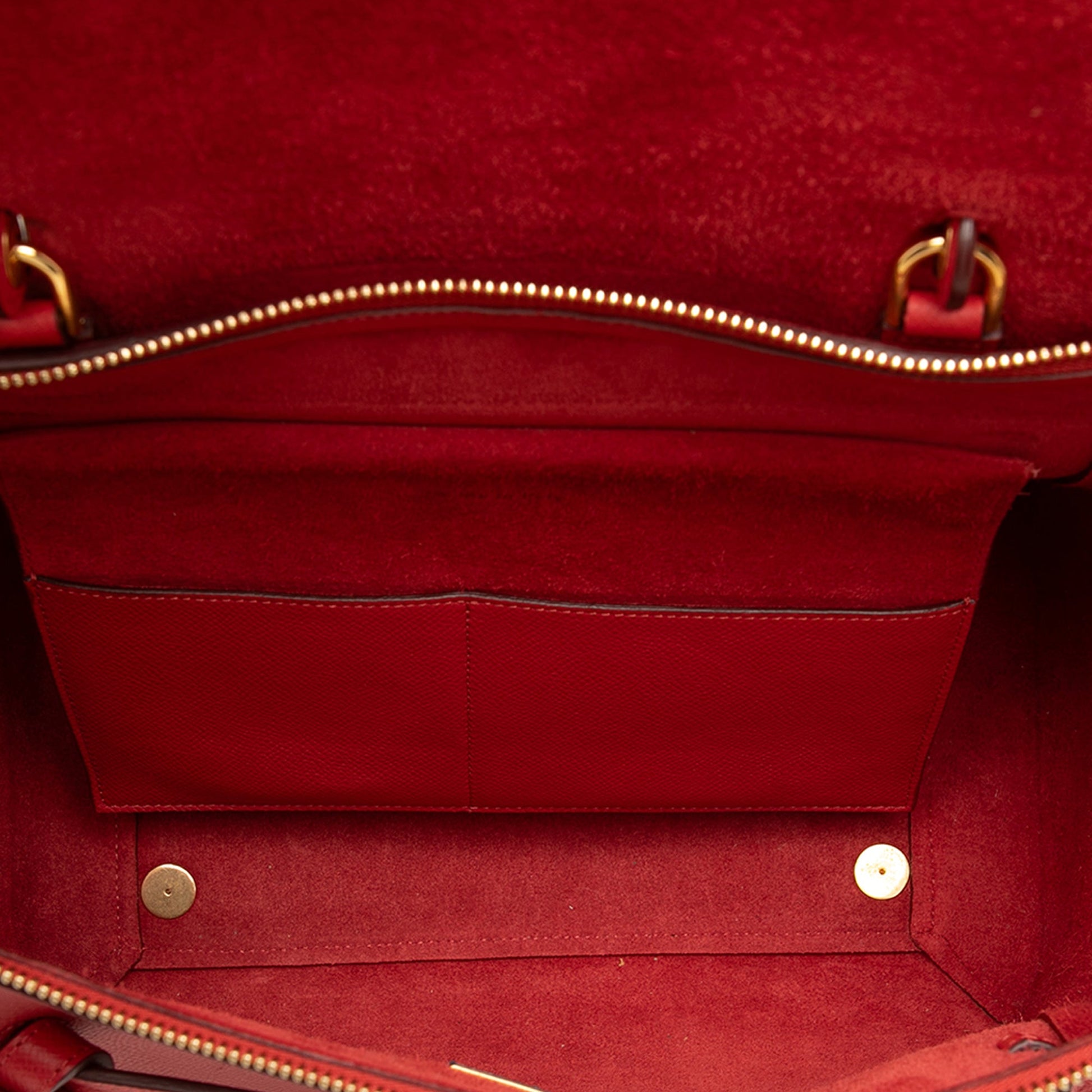 Celine Mini Leather Belt Bag Satchel