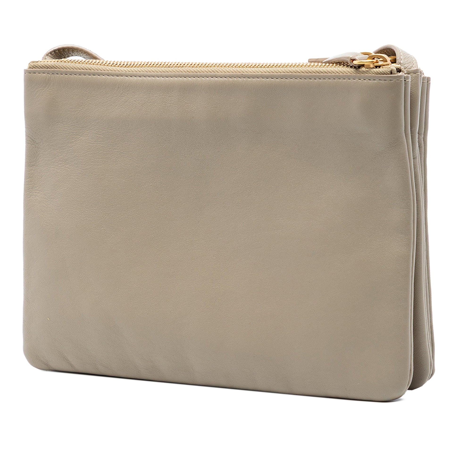 Large Lambskin Trio Crossbody