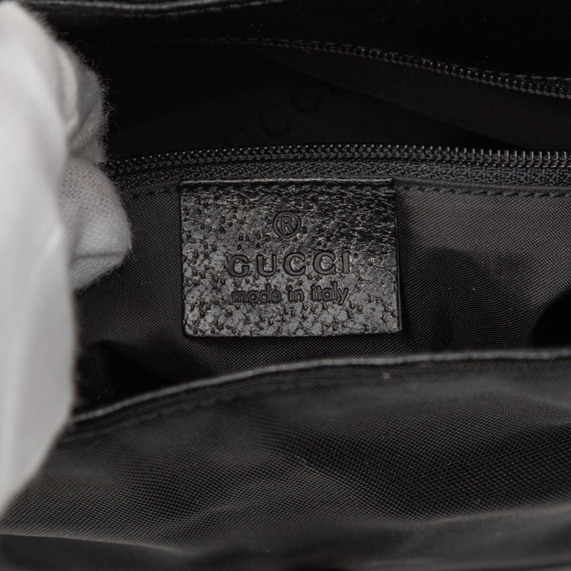 Gucci Canvas Jackie Shoulder Bag